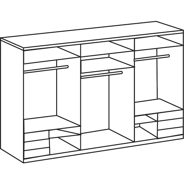 | mit Fresh »Level«, Glastüren Schwebetürenschrank Go To BAUR