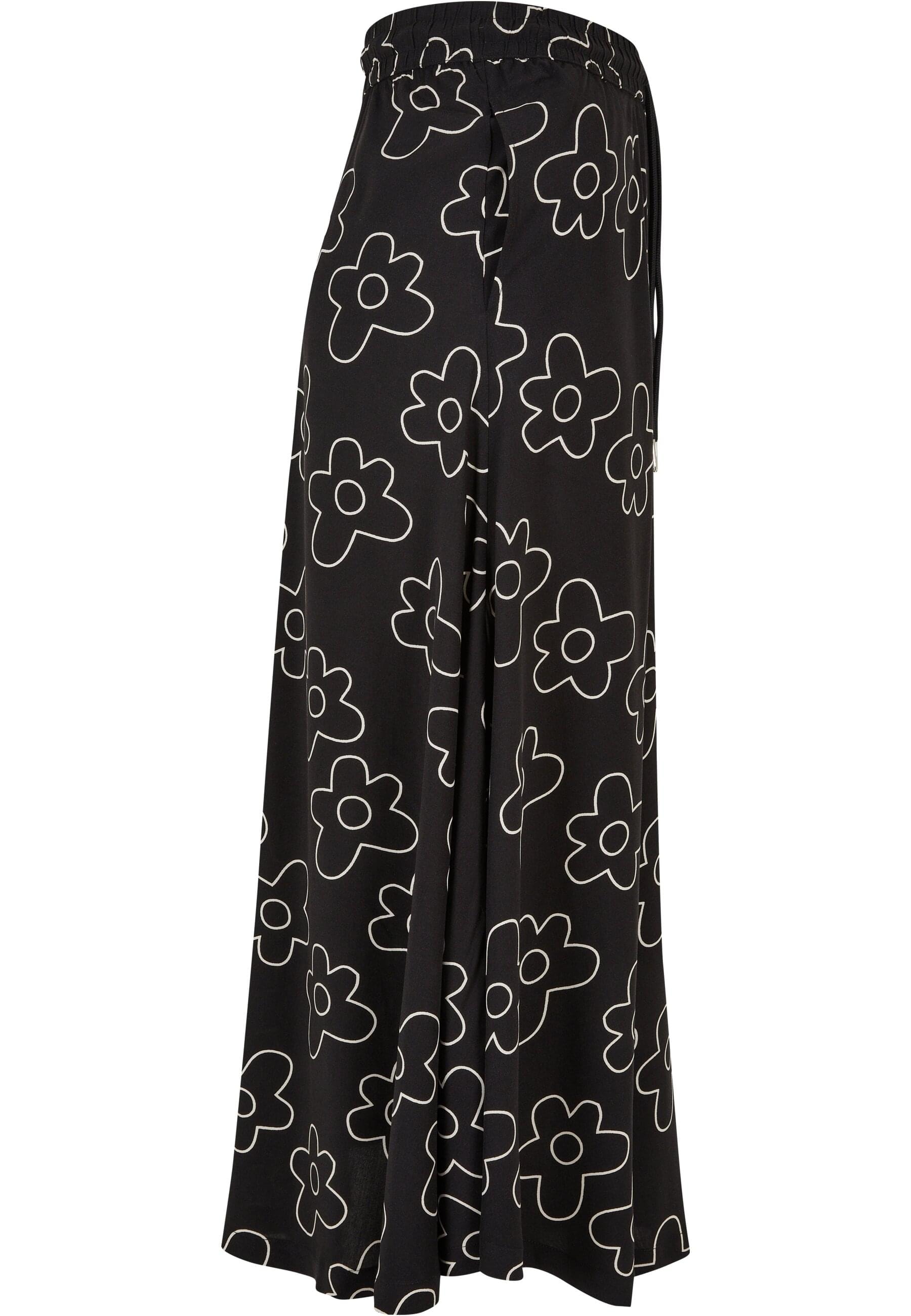 URBAN CLASSICS Jerseyrock »Urban Classics Damen Ladies Viscose Midi Skirt«, (1 tlg.)