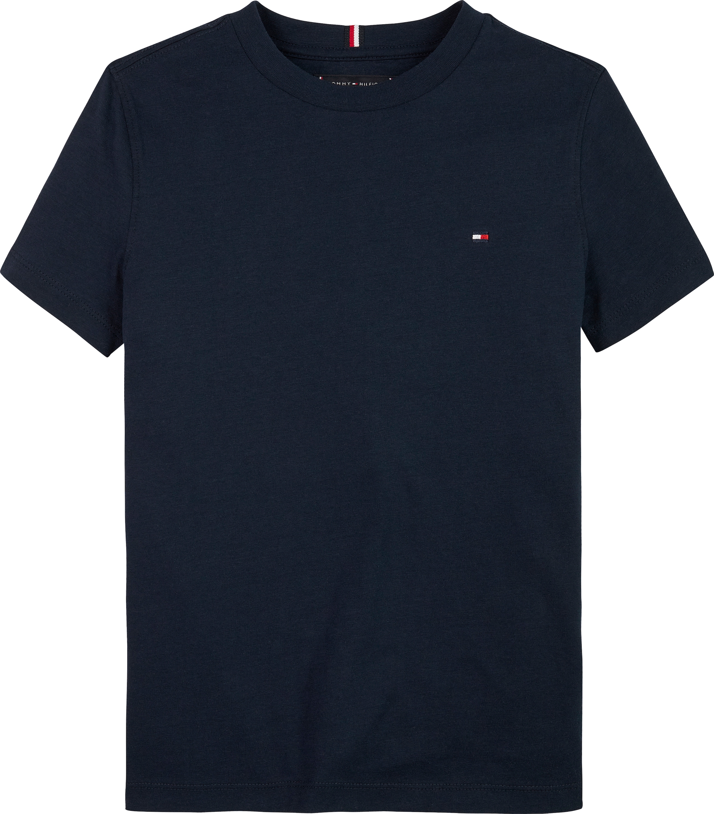 Tommy Hilfiger T-Shirt »ESSENTIAL COTTON TEE S/S«, mit Logostickerei