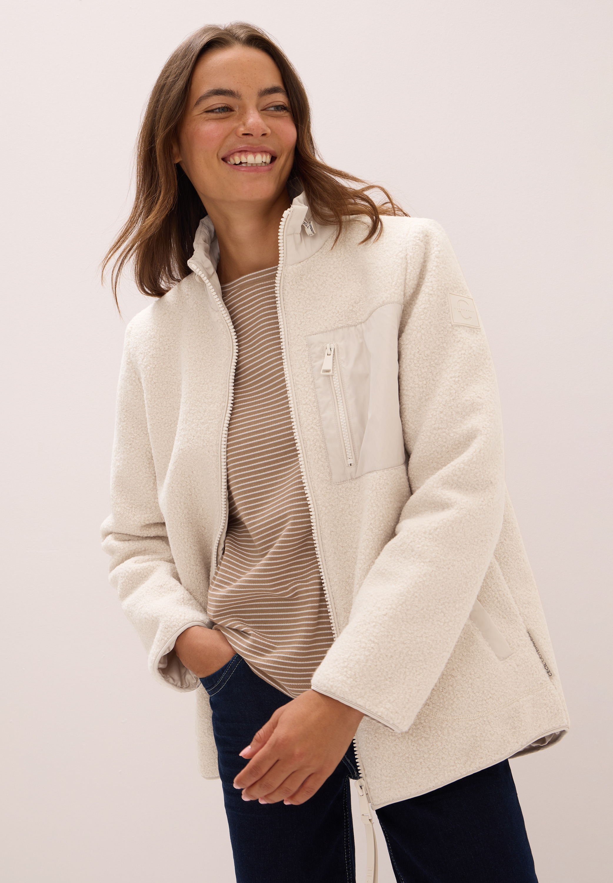 Cecil Funktionsjacke, mit Softshell Details günstig online kaufen