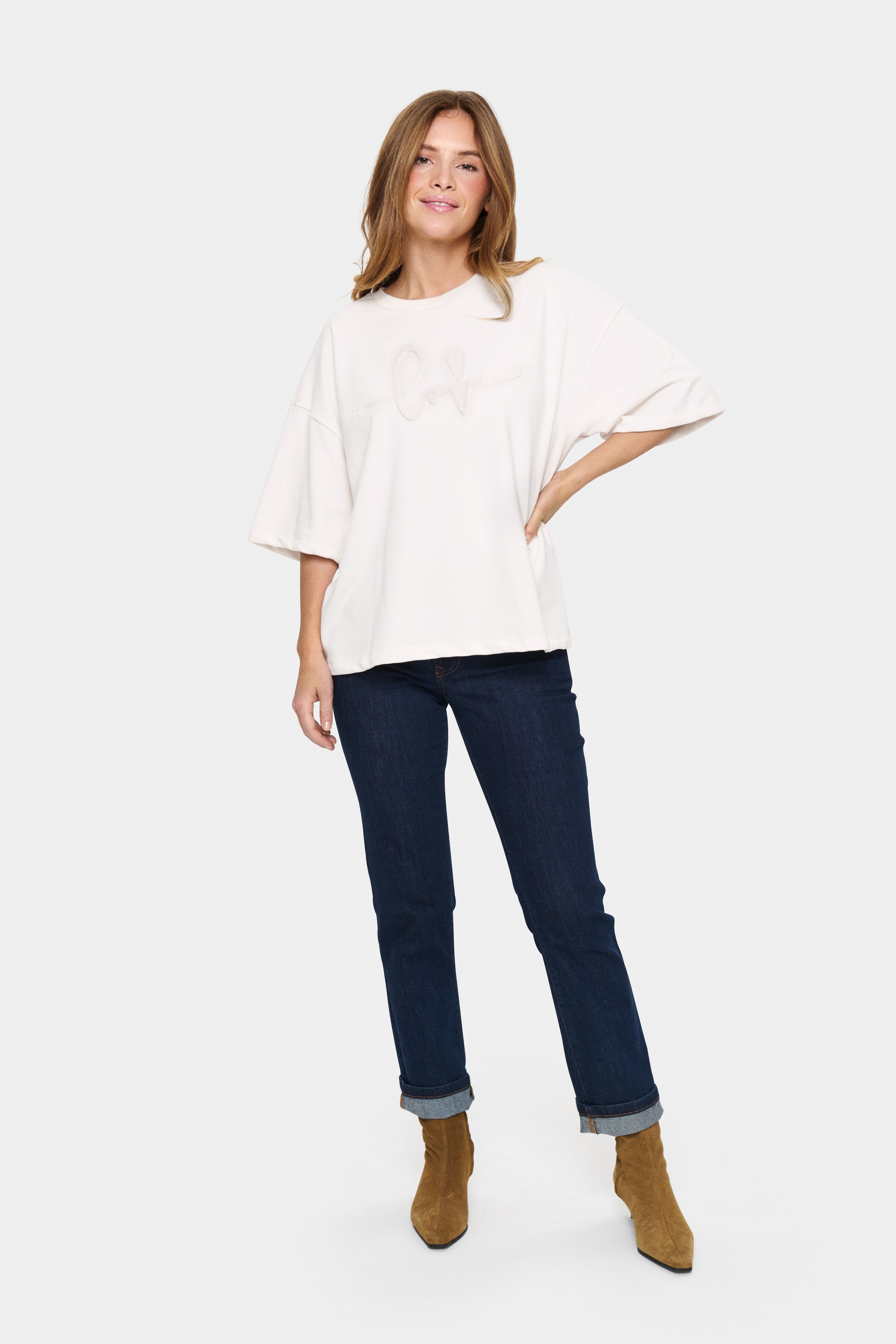 Saint Tropez Sweatjacke »Damen Trackjacket-sweat JanekeSZ«
