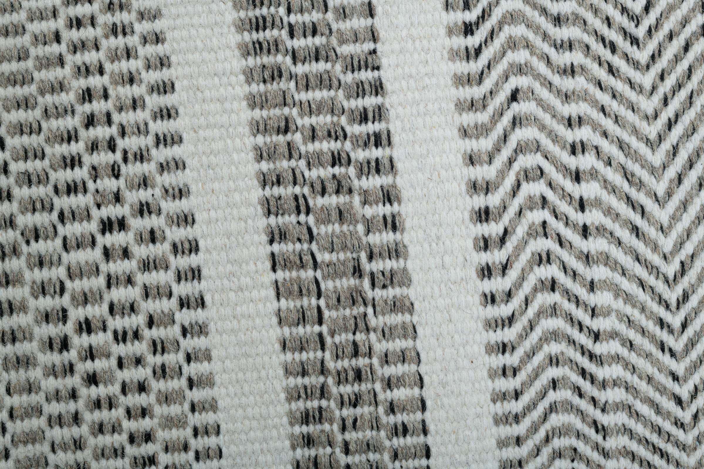 THEKO Wollteppich »TRONDHEIM 05«, rechteckig, 10 mm Höhe, Flachgewebe, gestreift, reine Wolle, handgewebt, Wohnzimmer