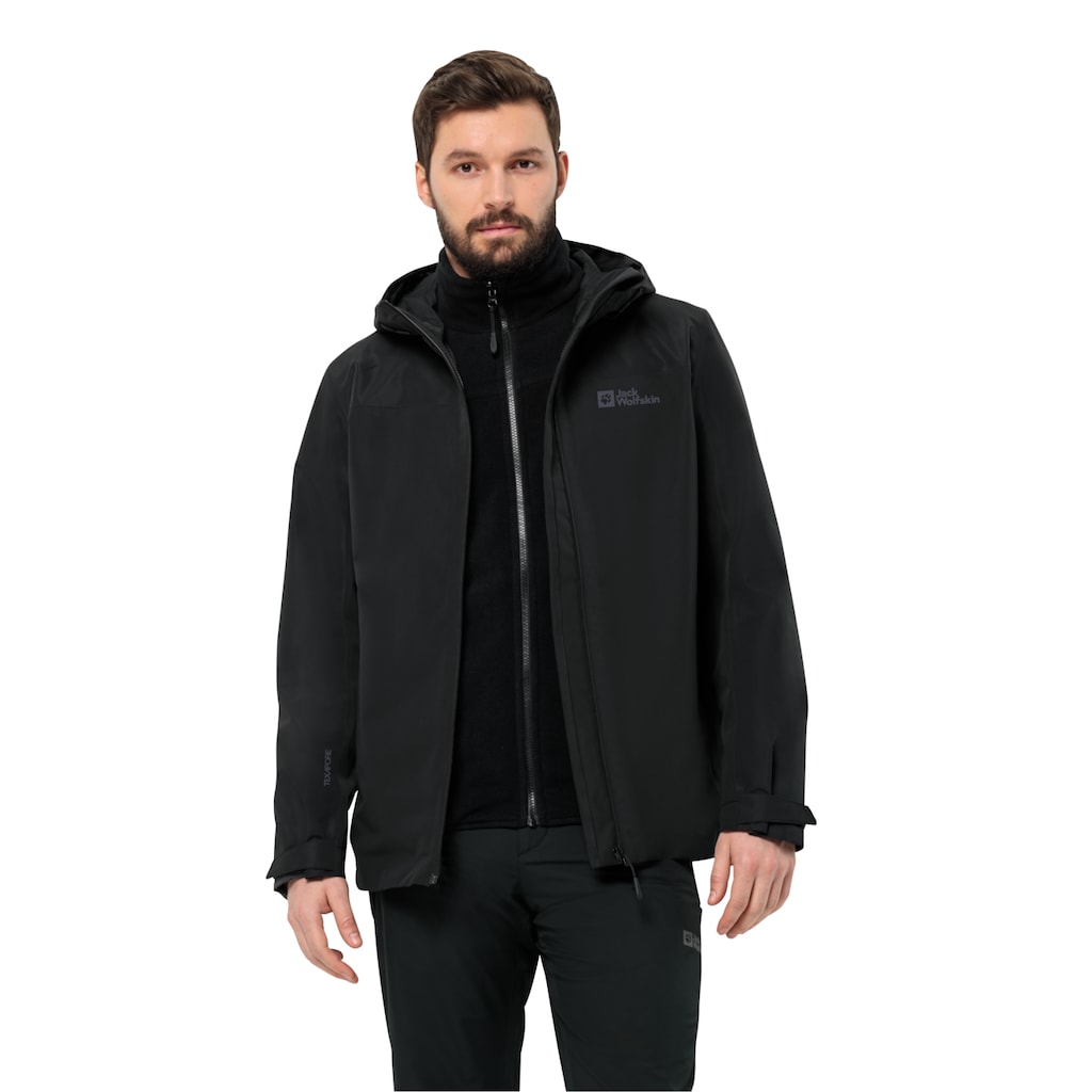 Jack Wolfskin 3-in-1-Funktionsjacke »TAUBENBERG 3IN1 JKT M«, mit Kapuze