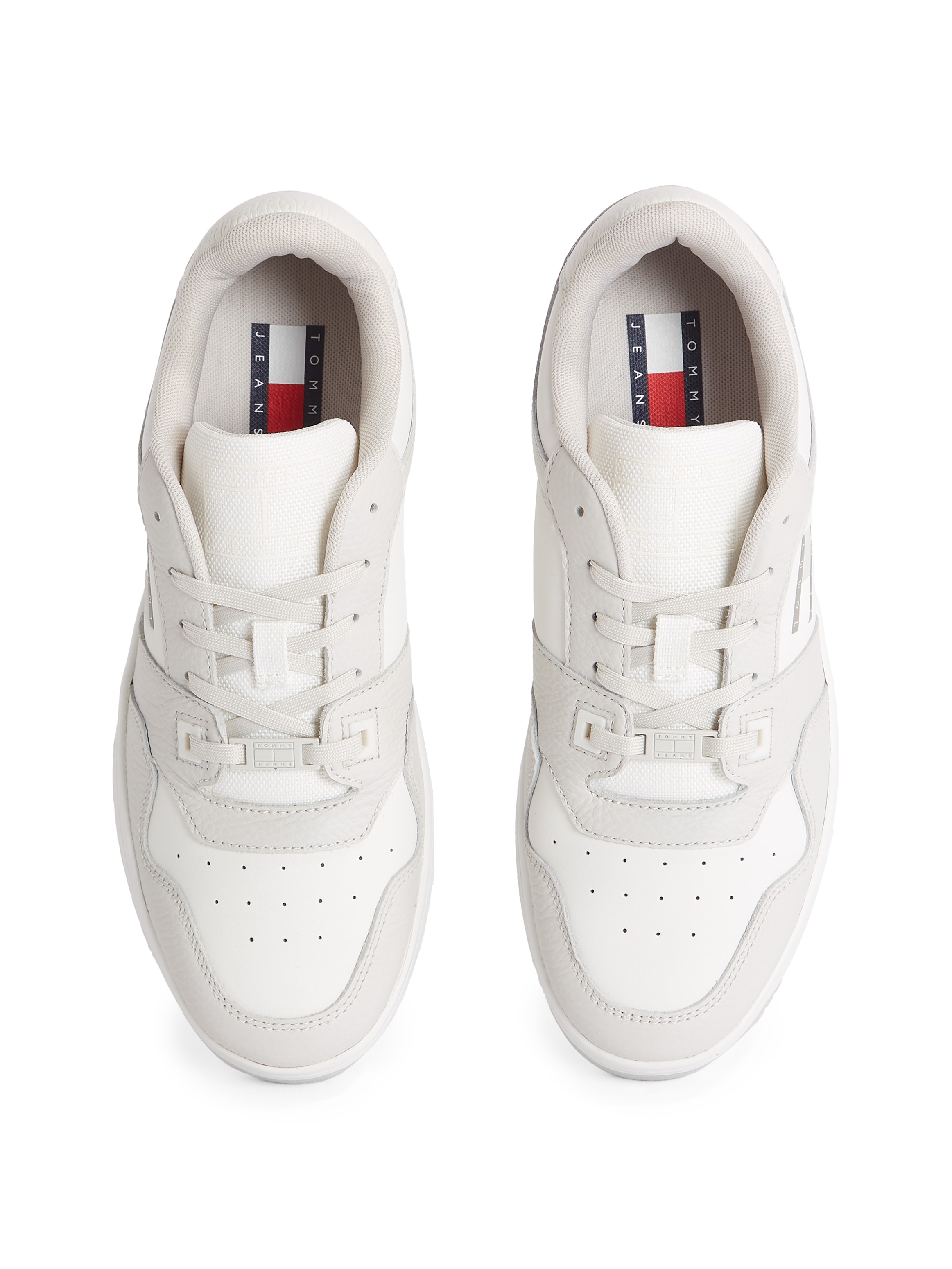 Tommy Jeans Sneaker »TJM RETRO BASKET CUPSOLE TUMBLE«, Freizeitschuh, Halbschuh, Schnürschuh mit gepolstertem Schaftrand