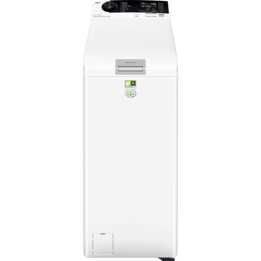 AEG Waschmaschine Toplader »LTR7C37STL«, LTR7C37STL 913143735, 7 kg, 1300 U/min, ProSteam - Dampf-Programm für 96 % weniger Wasserverbrauch