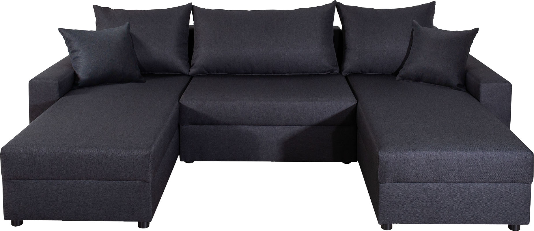 COLLECTION AB Wohnlandschaft »Pico U-Form«, Wohnlandschaft,2 X Ottomane,Polyätherschaum Polsterung