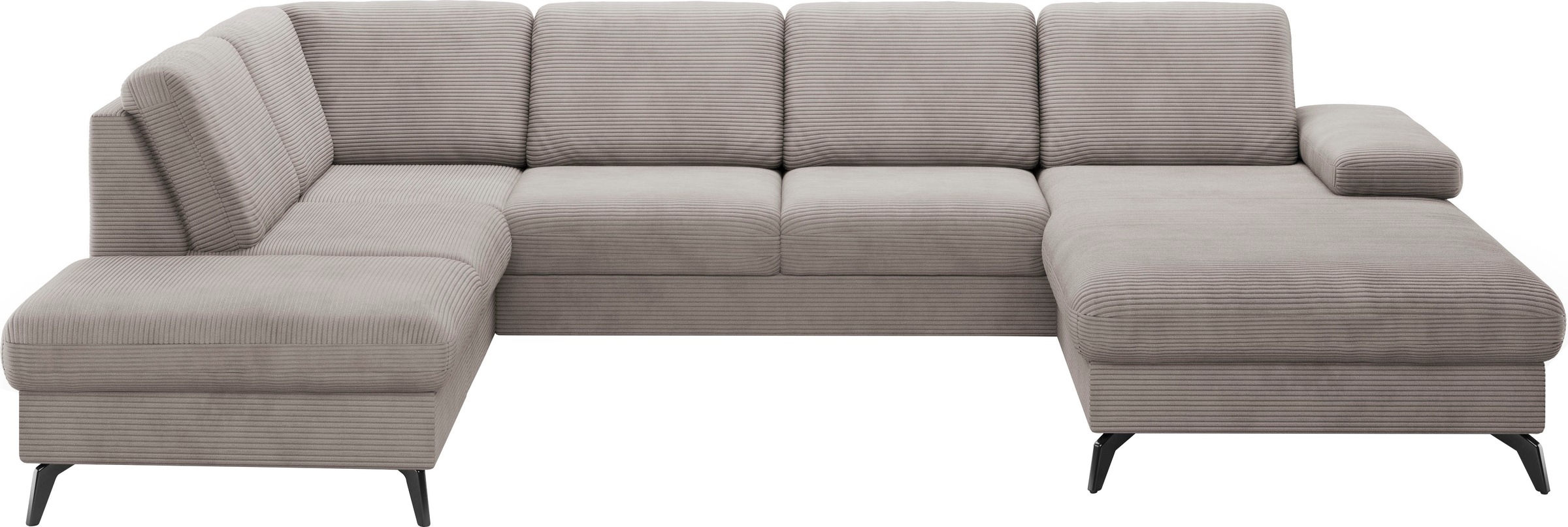 sit&more Wohnlandschaft »Morris Jubi U-Form«, inkl. Armteilfunktion und 1 Zierkissen, wahlweise mit Bettfunktion