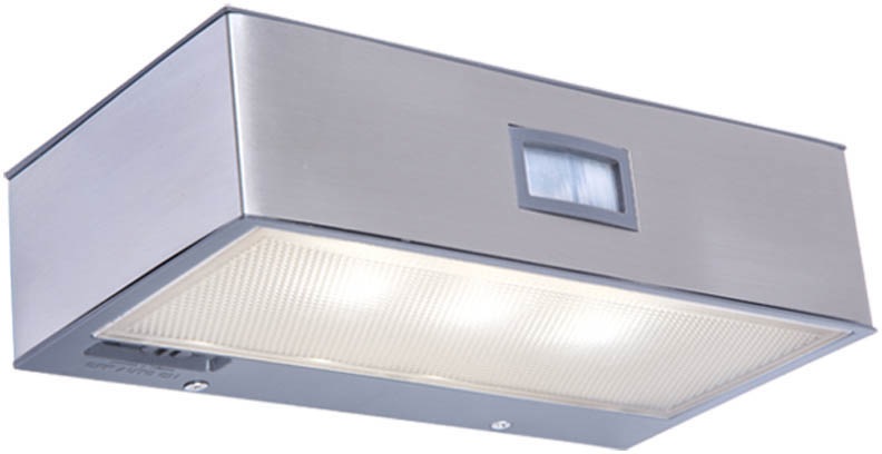 LUTEC LED Außen-Wandleuchte BRICK P9085, LED-Modul, 1 St., Neutralweiß, Solarleuchte, Bewegungsmelder