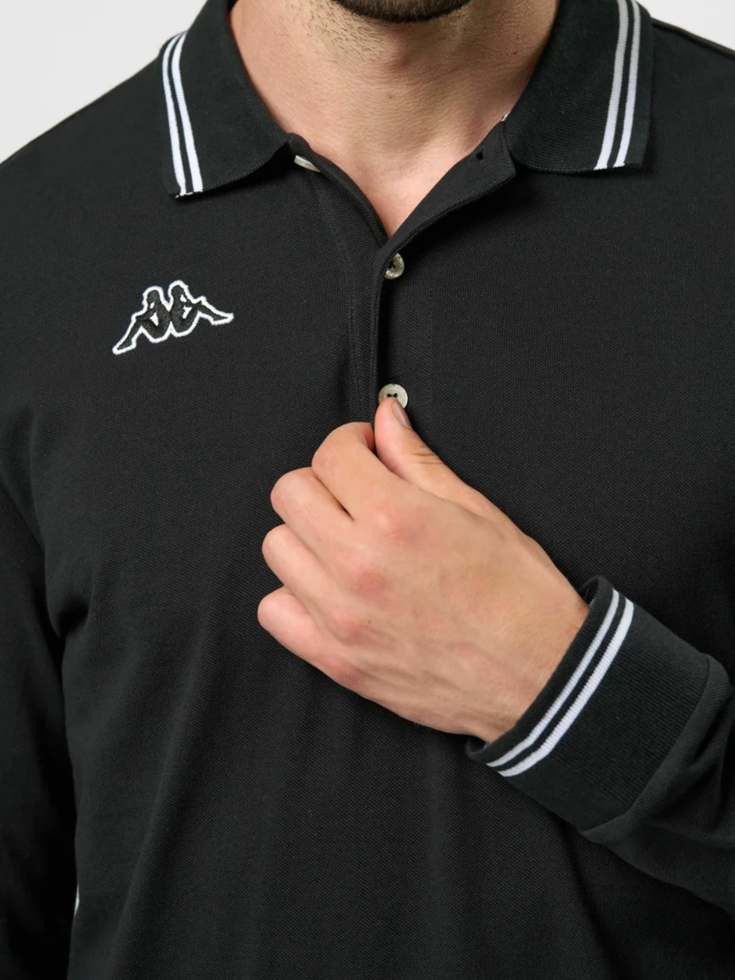 Kappa Langarmhemd »Kappa Long Sleeve Polo Logo Maltax 5«
