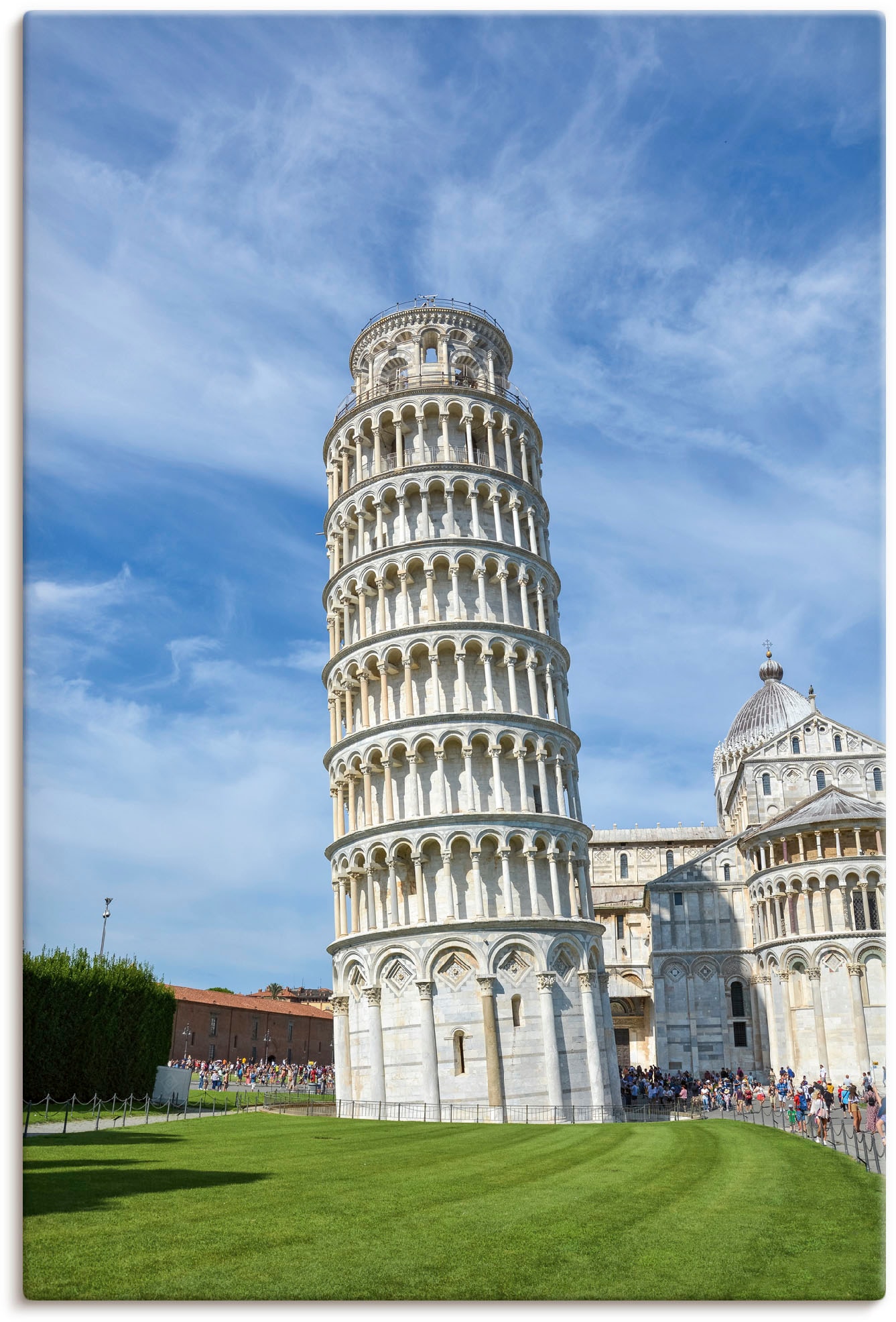 Artland Wandbild »Der schiefe Turm von Pisa in Italien«, Gebäude, (1 St.),  als Alubild, Leinwandbild, Wandaufkleber oder Poster in versch. Größen  bestellen | BAUR | Poster