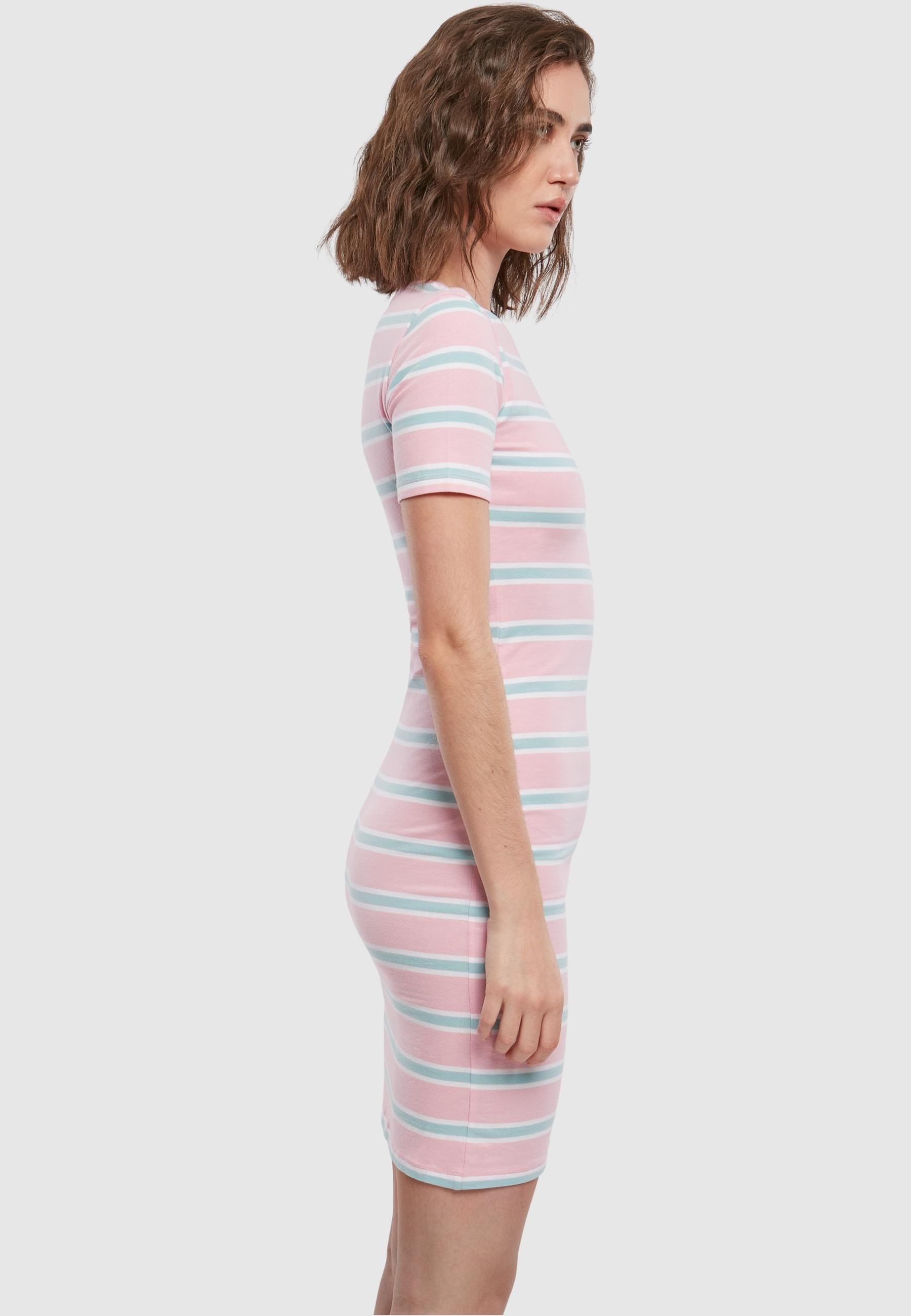URBAN CLASSICS Shirtkleid »Urban Classics Damen Ladies Stretch Stripe Dress«, (1 tlg.)