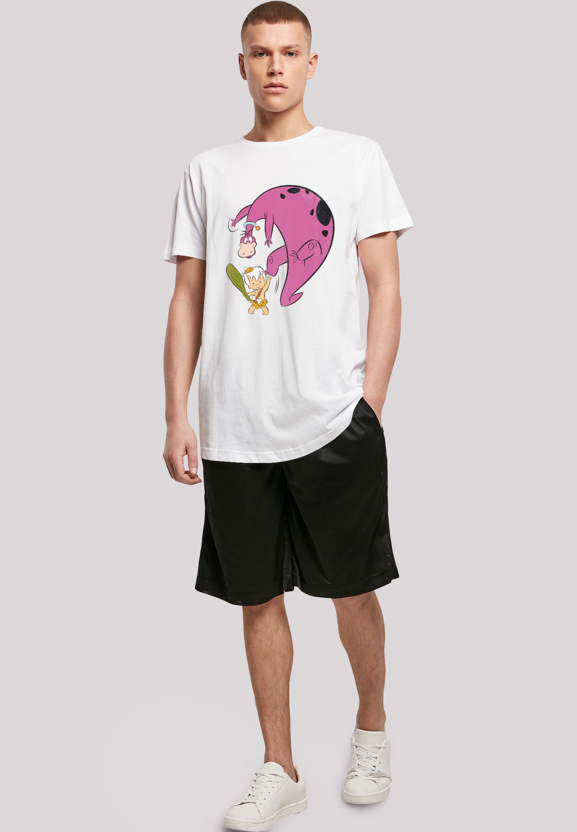 F4NT4STIC T-Shirt »Die Familie Feuerstein Bamm Bamm And Dino«, Print