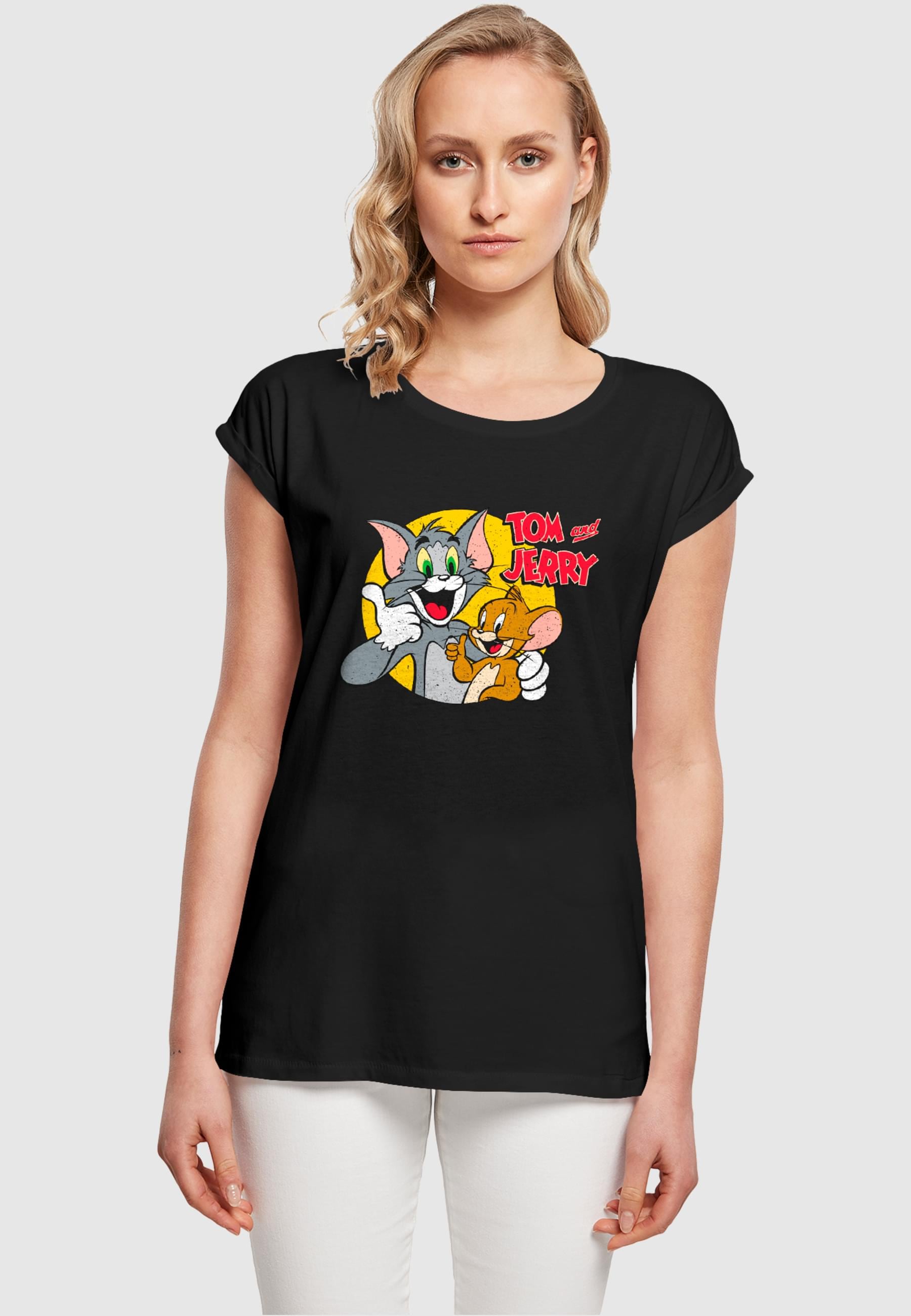 ABSOLUTE CULT T-Shirt "ABSOLUTE CULT Damen Ladies Tom and Jerry - Thumbs up günstig online kaufen