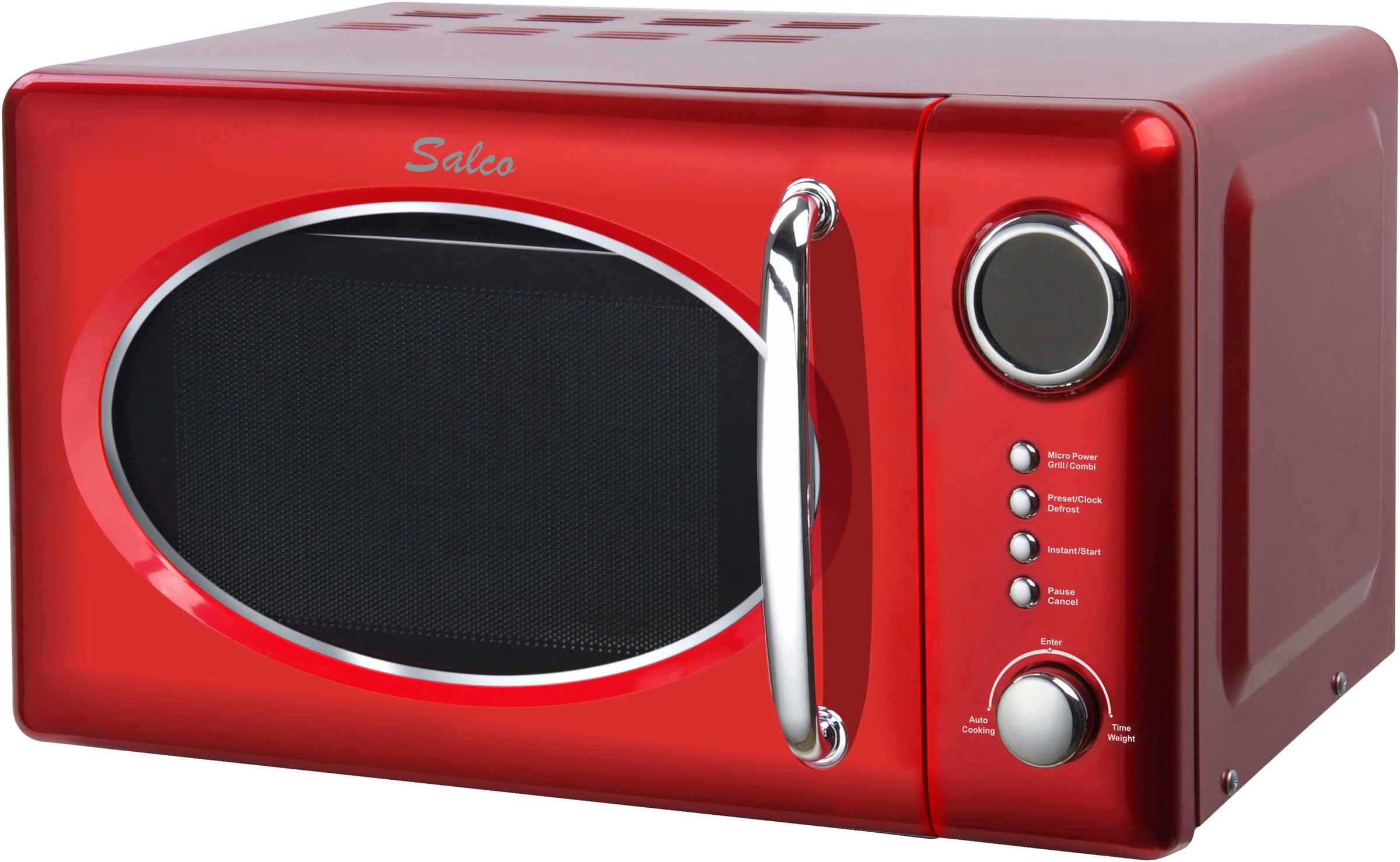 SALCO Mikrowelle "SRM-20.5G", Mikrowelle-Grill, im Retrostyle