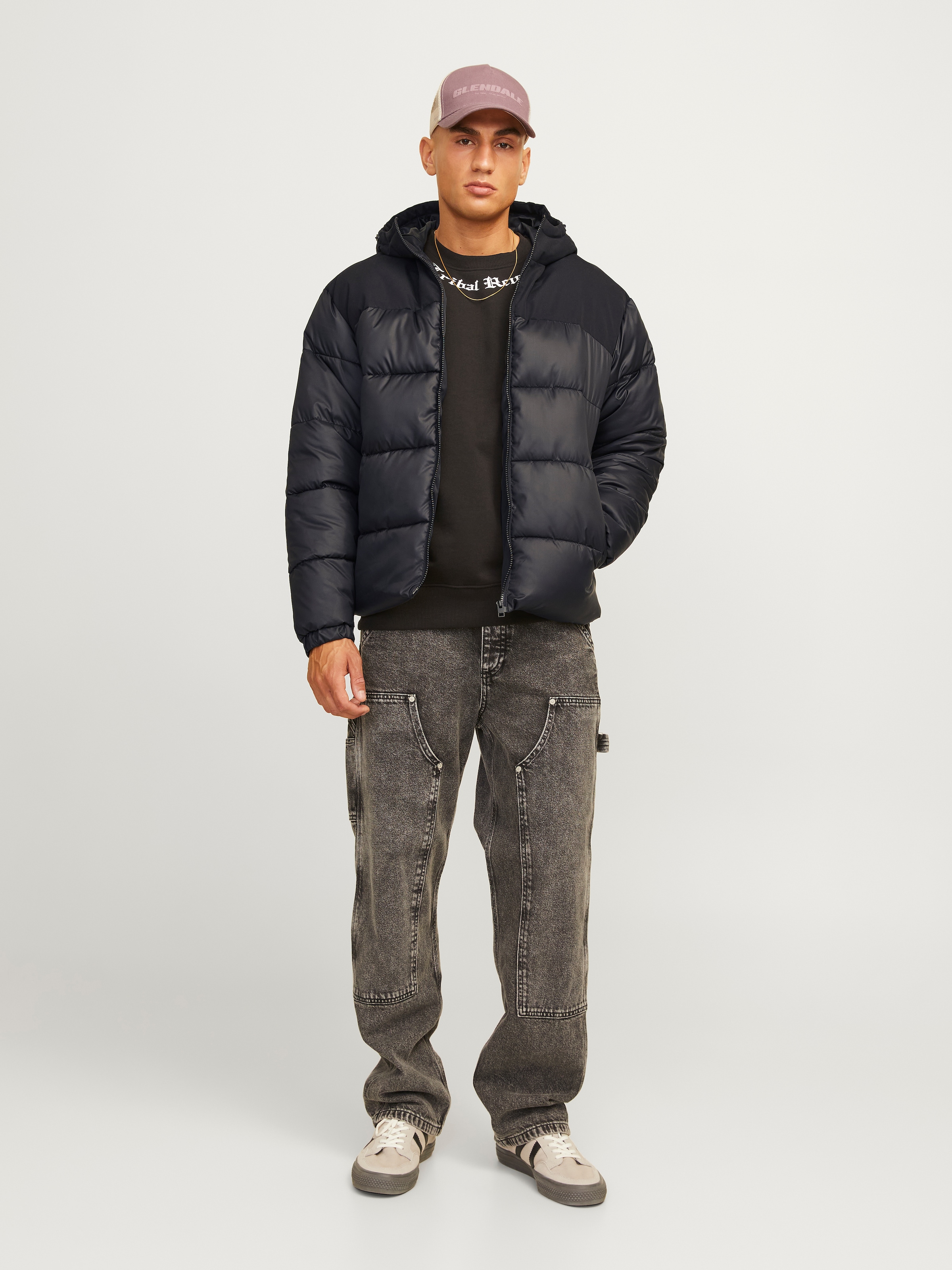 Jack & Jones Steppjacke »JJMOON HOOD PUFFER«, mit Kapuze