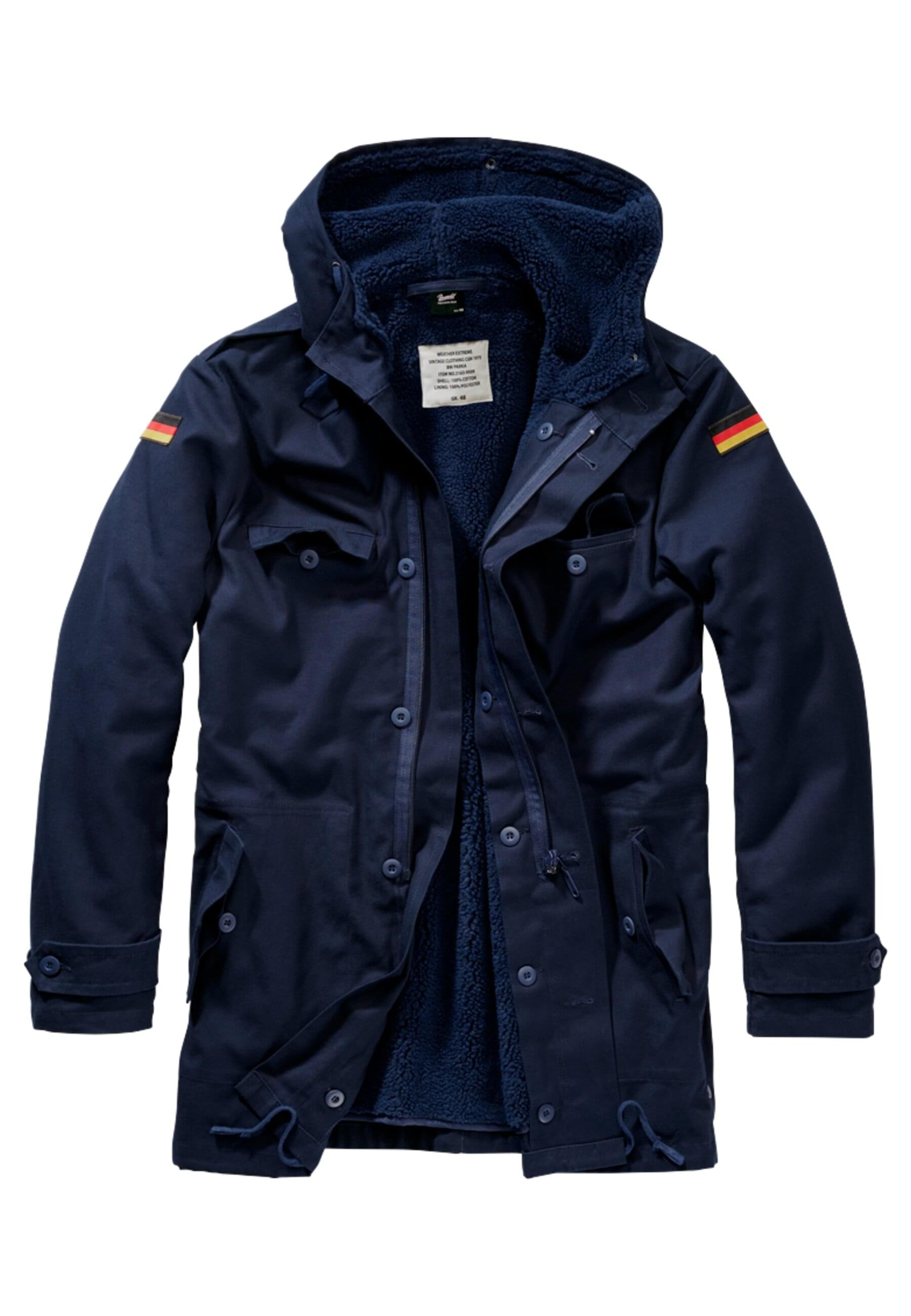 Brandit Allwetterjacke "Brandit Herren BW Flag Parka", (1 St.), mit Kapuze