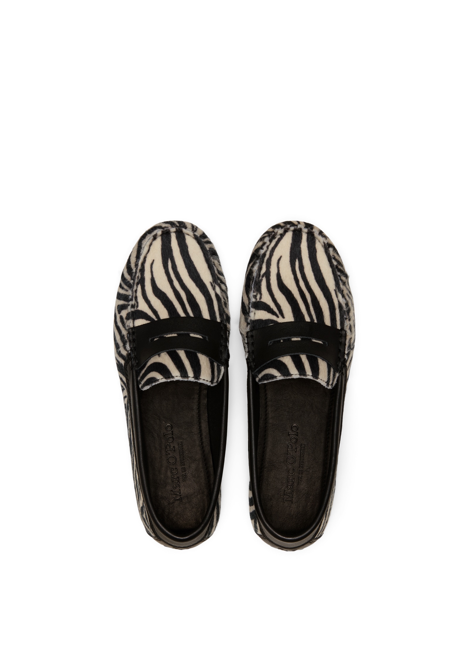 Marc O'Polo Mokassin »in Zebrafell-Optik«