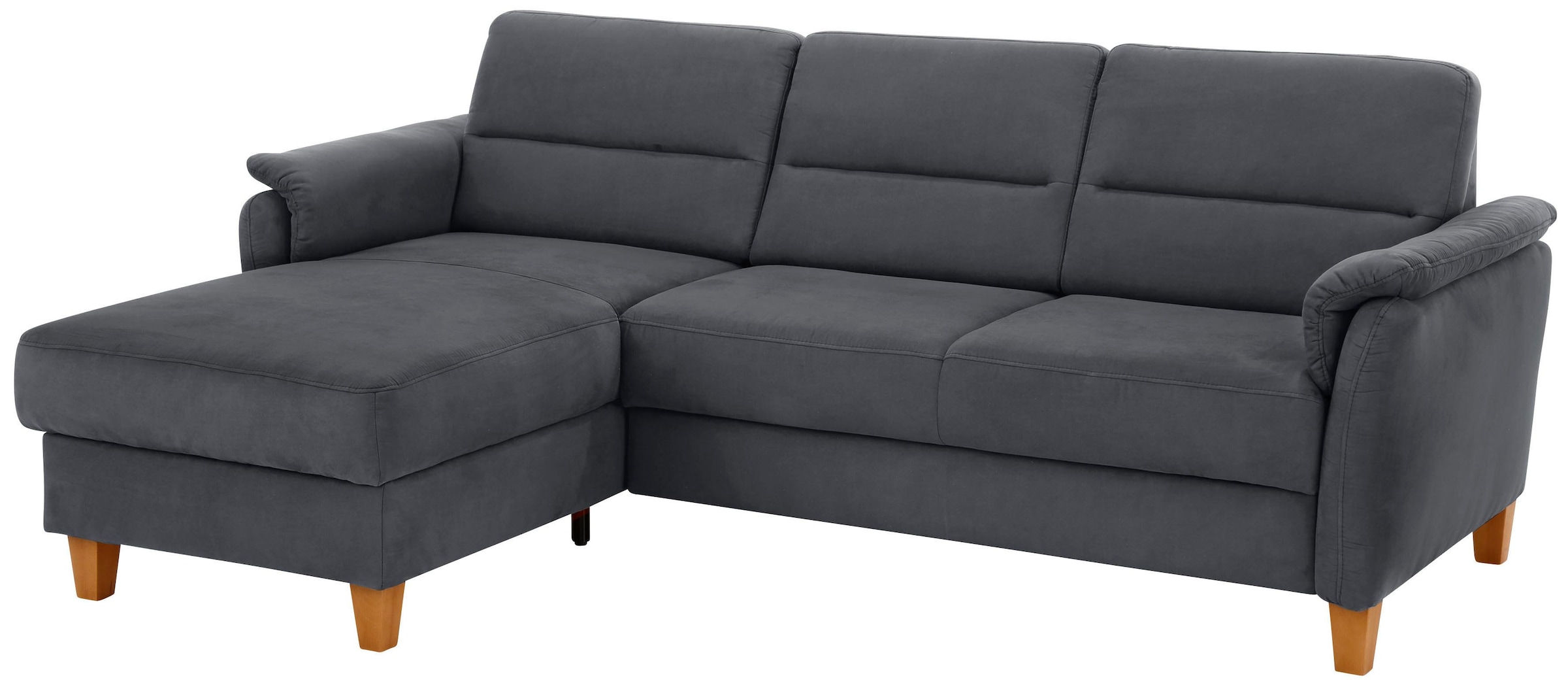 Home affaire Ecksofa "Palmera L-Form, B: 244 cm - OTTO. Verlässliche Qualität." optional Schlaffunktion & Bettkasten, Federkern