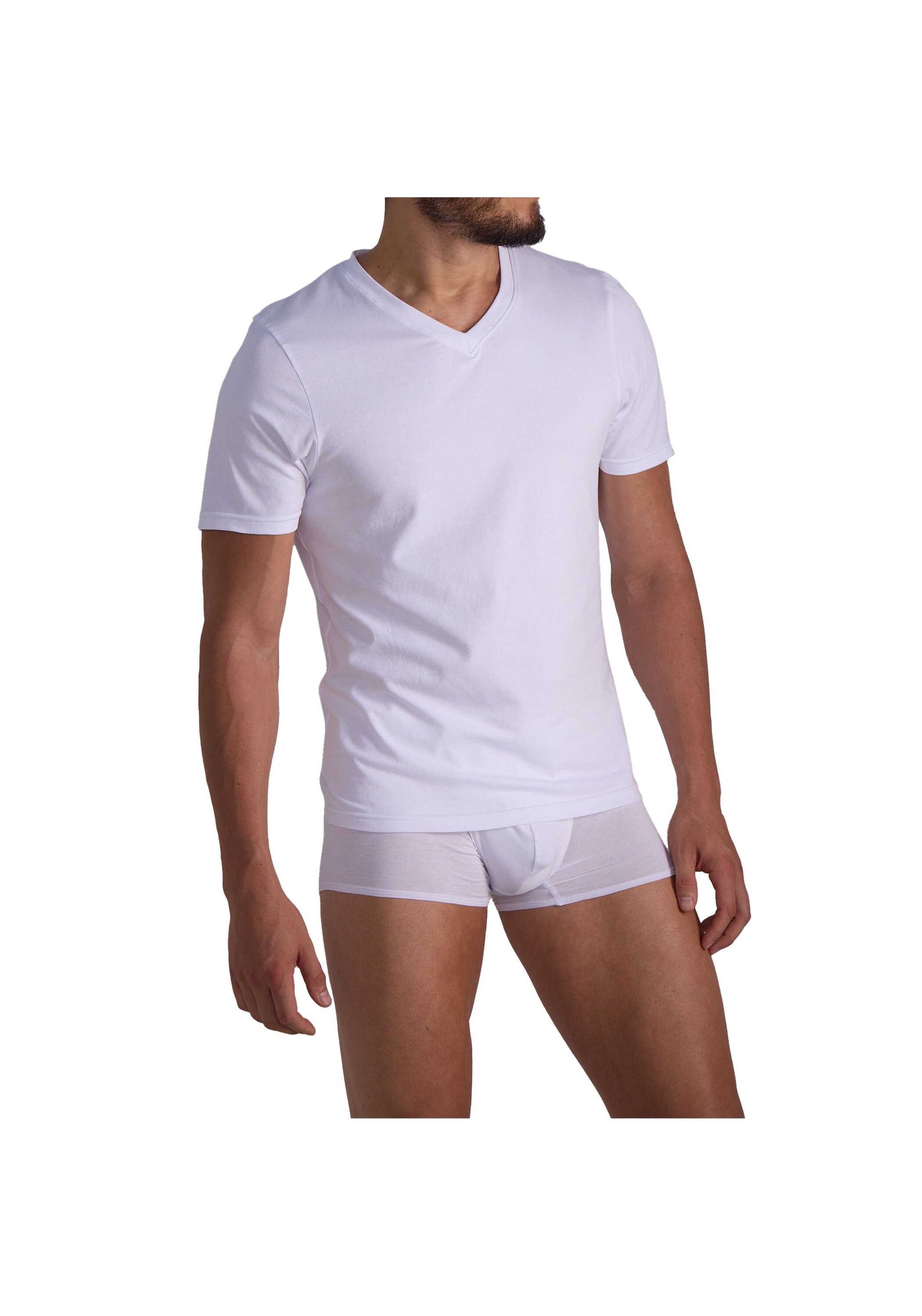Joop! Unterhemd JOOP "Everyday", Herren, Gr. L, N-Gr, weiß, Obermaterial: 95% Baumwolle, 5% Elasthan, unifarben, Unterhemden Unterhemd 3