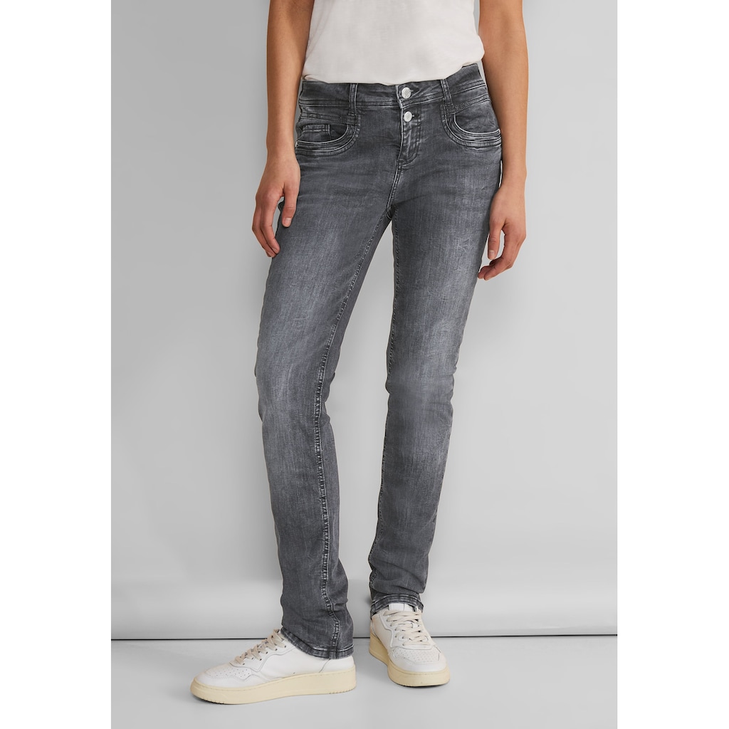 STREET ONE Gerade Jeans, 5-Pocket-Style