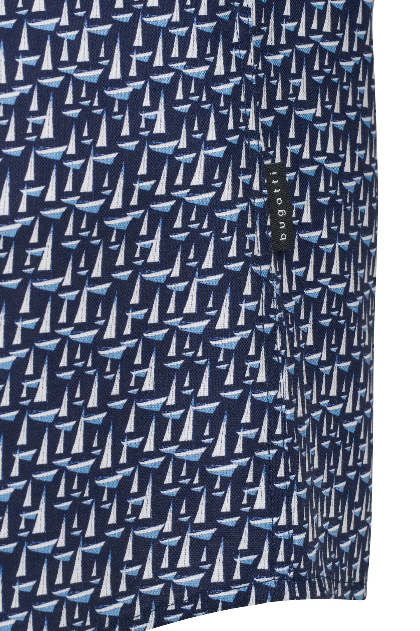 bugatti Langarmhemd, mit Button-Down-Kragen