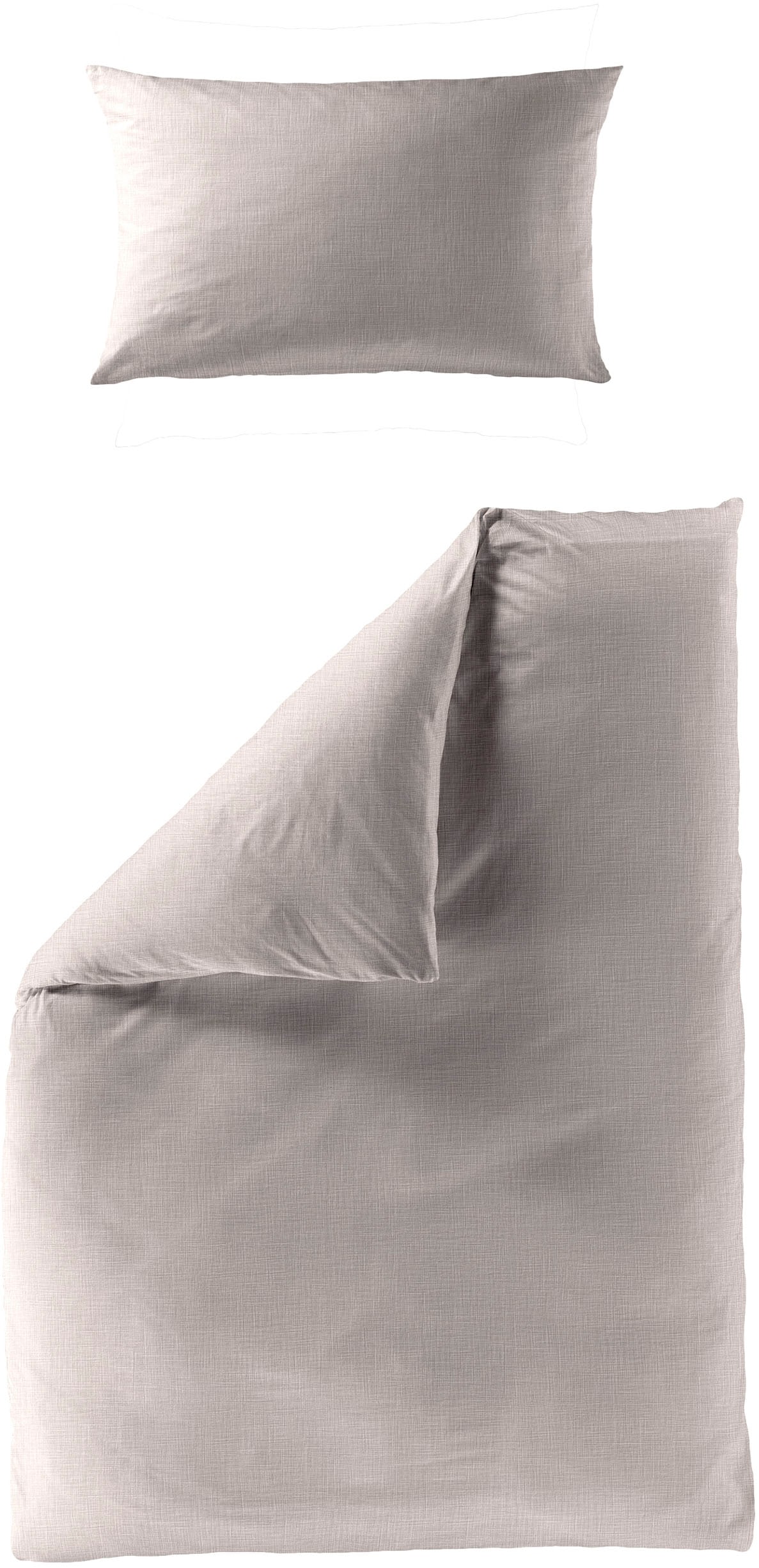 BIERBAUM Bettwäsche »4129«, Musselin, 100 % Baumwolle, pflegeleicht, bügelfrei