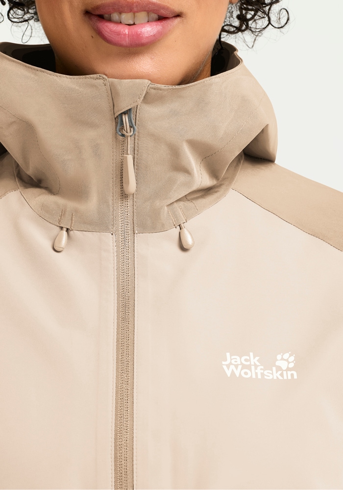 Jack Wolfskin Outdoorjacke »WILDBOUND 2L JKT W« mit Kapuze
