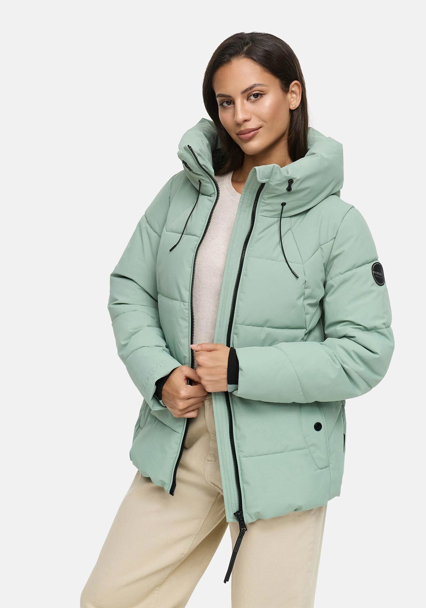 Marikoo Winterjacke "Kuscheltatze" mit wärmendem Innenfutter und extra hohe günstig online kaufen