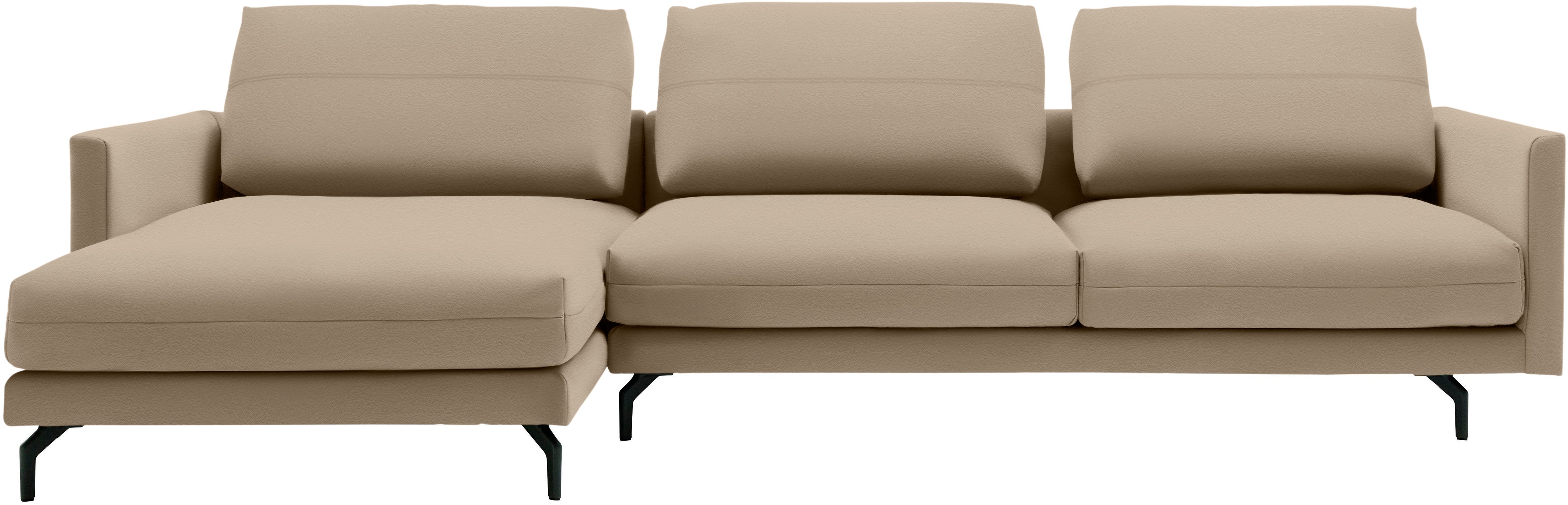 Creation BY ROLF BENZ Ecksofa "CR.414, Designecksofa, Polsterecke, Breite 300cm, L-Form" wahlweise aus feinstem Rindsleder oder hochwertigem Chenille