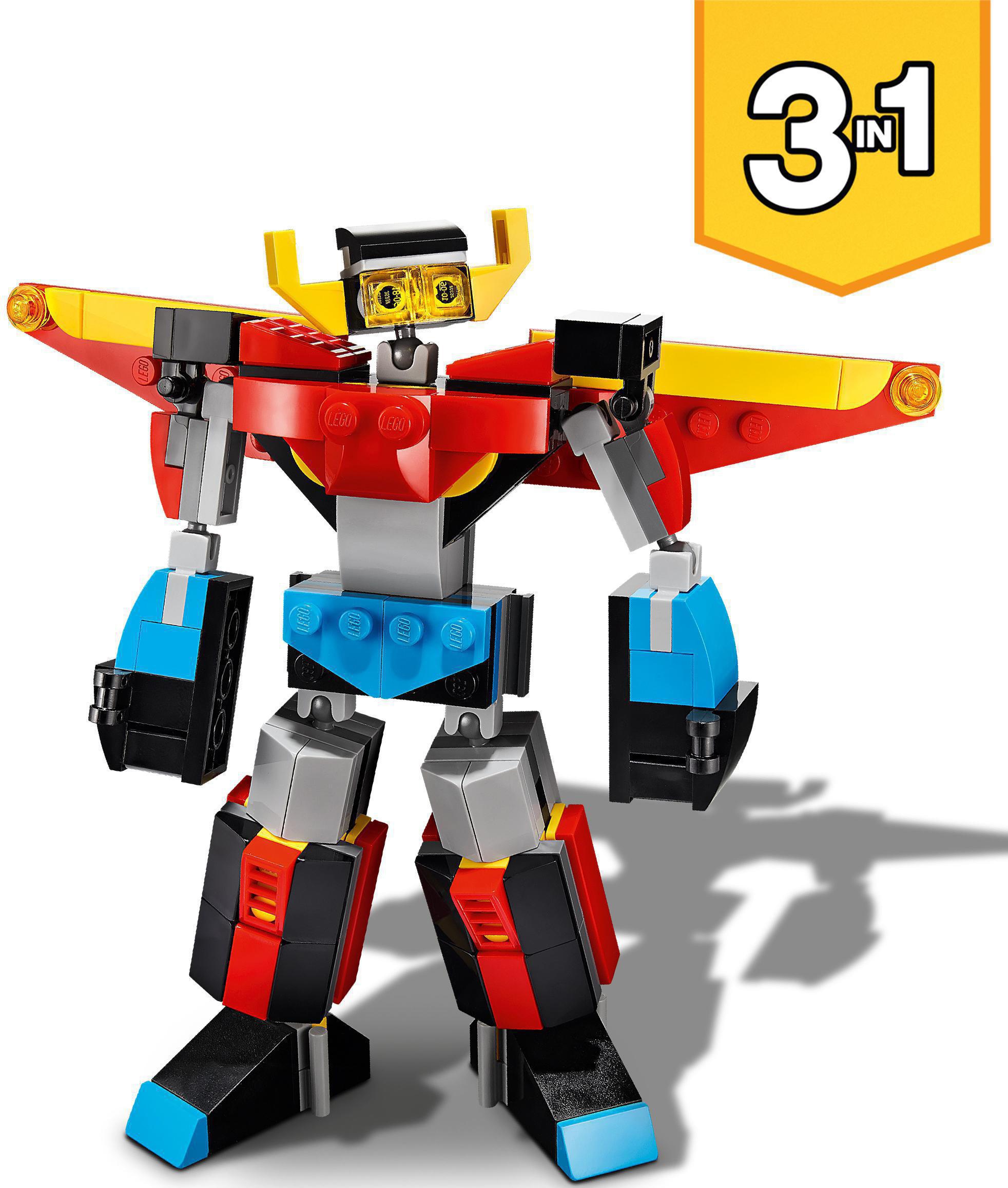 LEGO® Konstruktionsspielsteine »Super-Mech (31124), LEGO® Creator 3in1«, (159 St.), Made in Europe