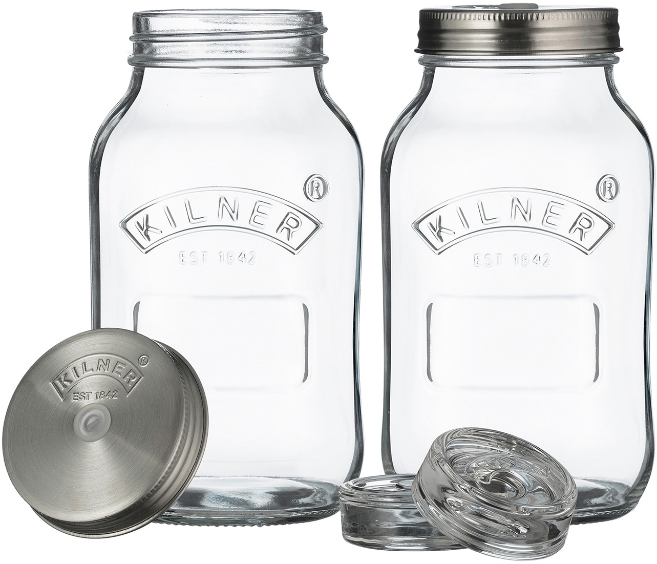 KILNER Aufbewahrungssystem Set, 2 Stk. tlg. (Fermentier-Set), zum Konservie günstig online kaufen