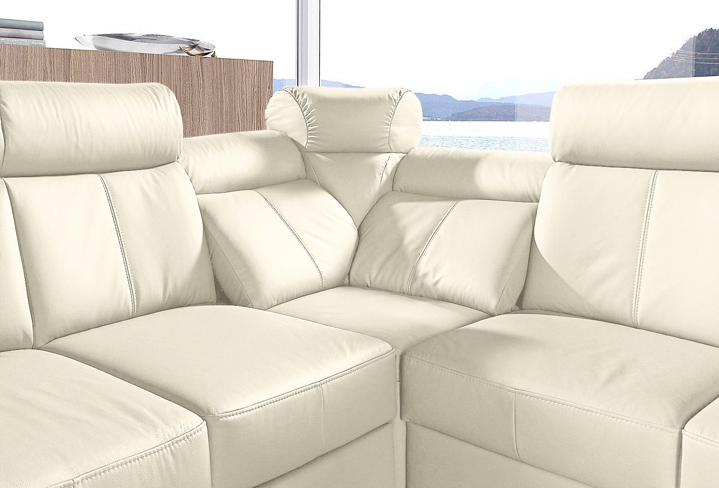 sit&more Ecksofa »Basel L-Form«, wahlweise mit Relaxfunktion