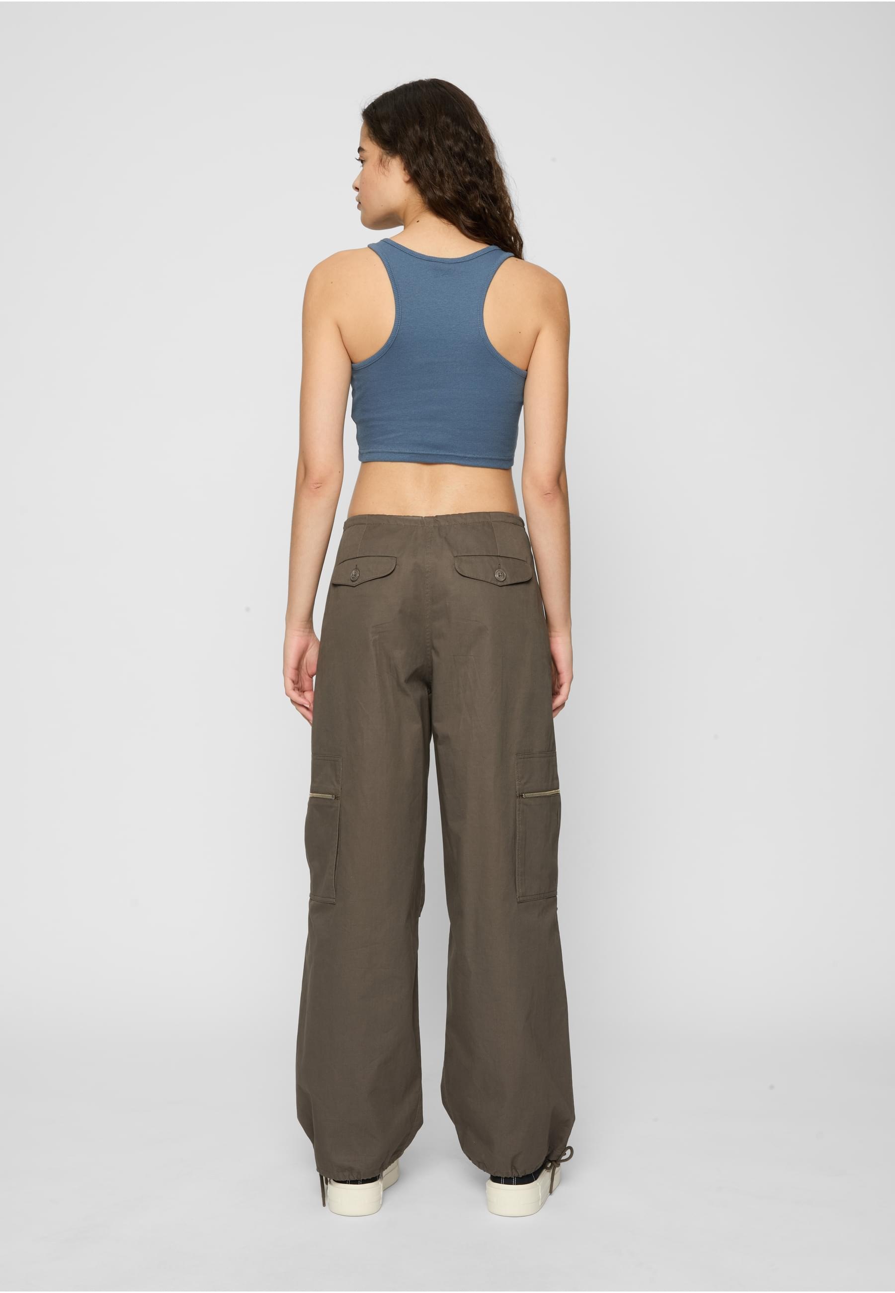 URBAN CLASSICS Muskelshirt »Urban Classics Damen Ladies Cropped Rib Top 2-Pack«, (1 tlg.)