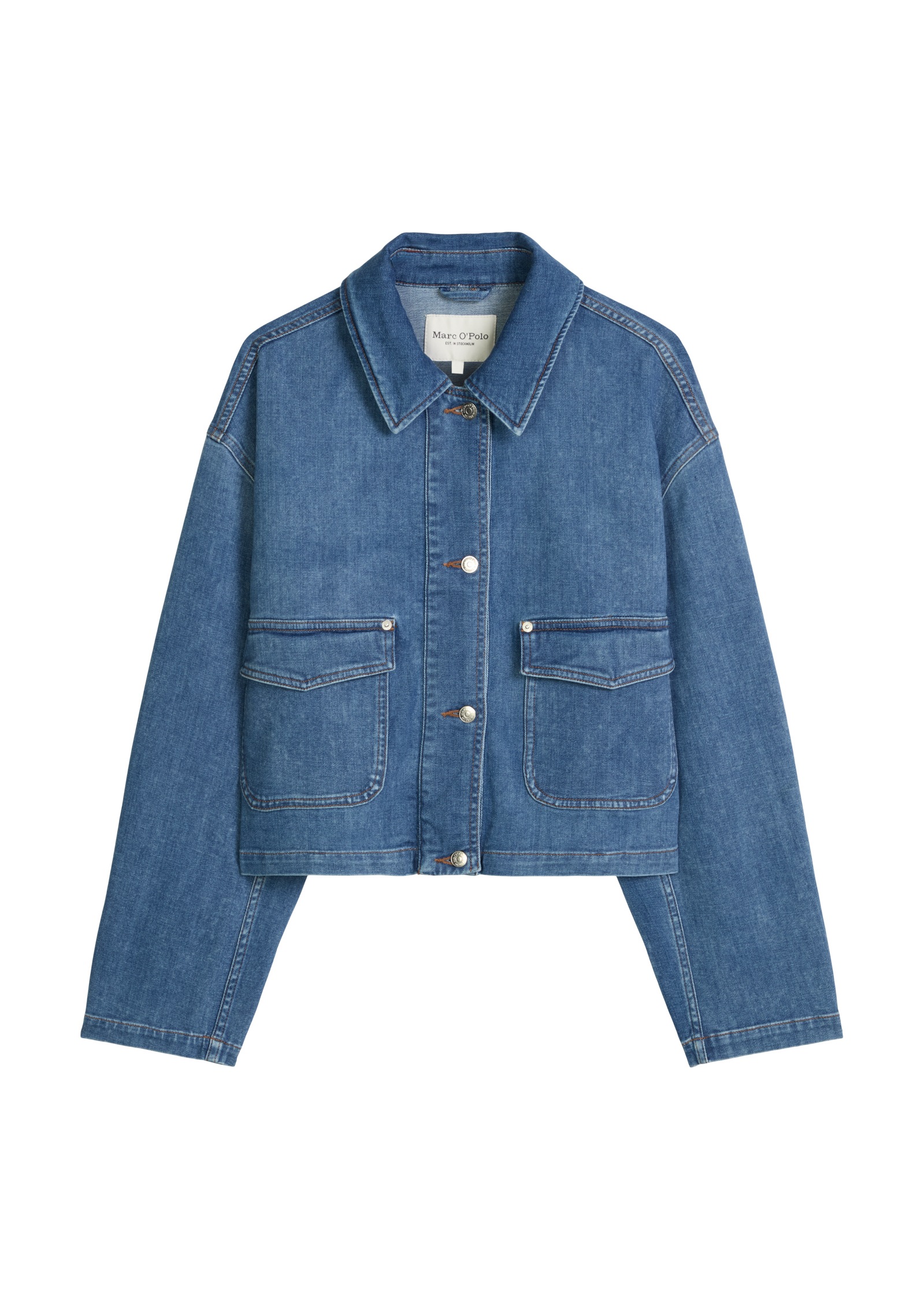 Marc O'Polo Jeansbluse »aus Cashmere Touch Denim«