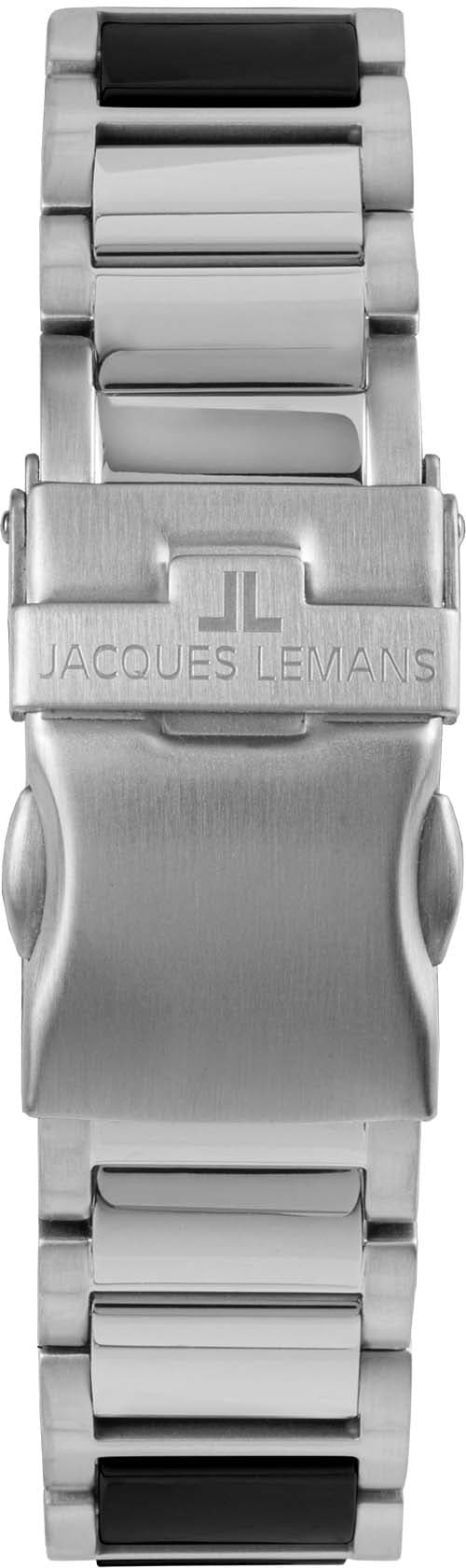 Jacques Lemans Keramikuhr »Liverpool, 42-12A«, Quarzuhr, Armbanduhr, Damenuhr, Datum