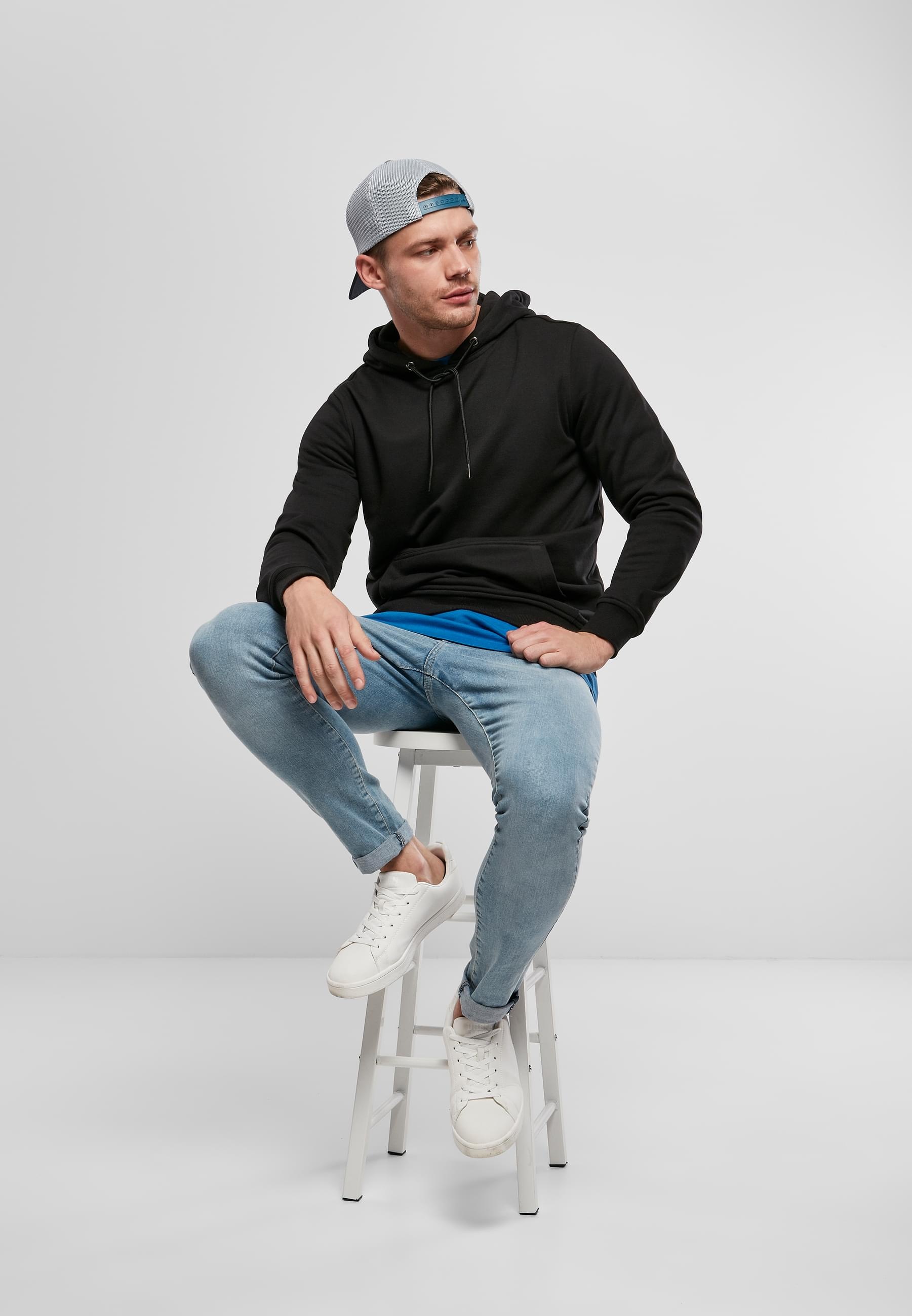 URBAN CLASSICS Sweatshirt »Urban Classics Herren Basic Terry Hoody«, (1 tlg.)