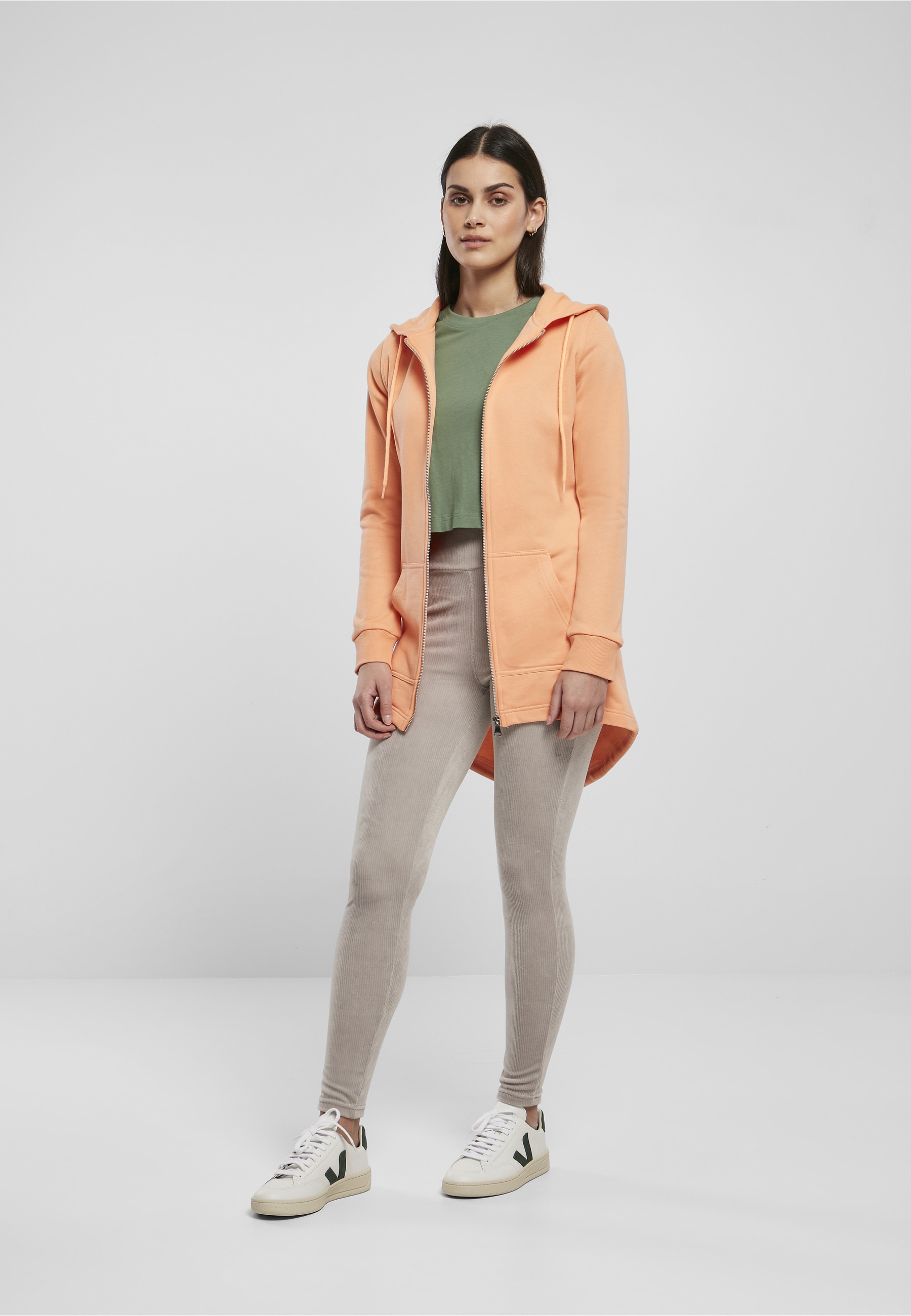 URBAN CLASSICS Cardigan »Urban Classics Damen Ladies Sweat« 1 Stk.