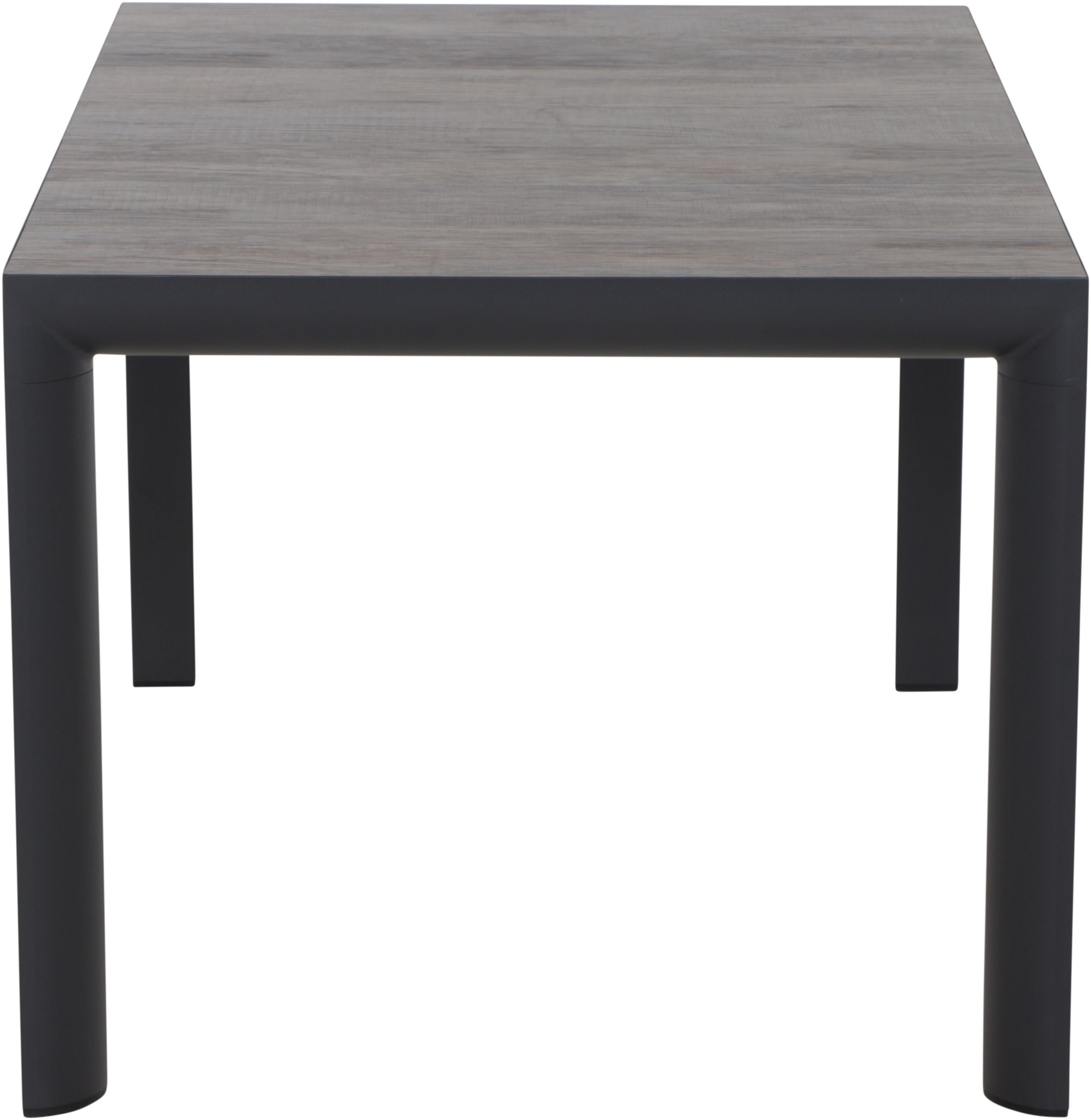 Siena Garden Gartentisch »SILVA Tisch 140x90cm matt anthrazit/washed grey« Aluminiumgestell matt anthrazit, Tischplatte aus Keramik, washed grey