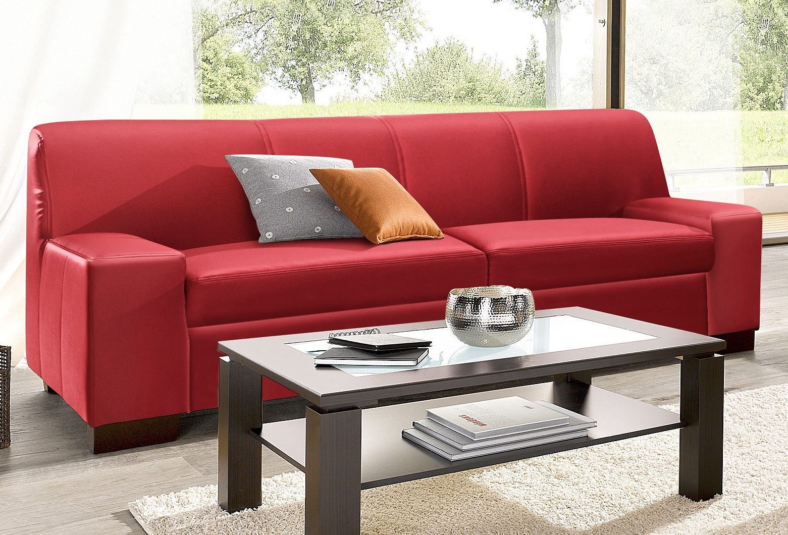 DOMO collection 3-Sitzer "Norma zeitlos, kubisch und elegant, komfortabel, günstig online kaufen