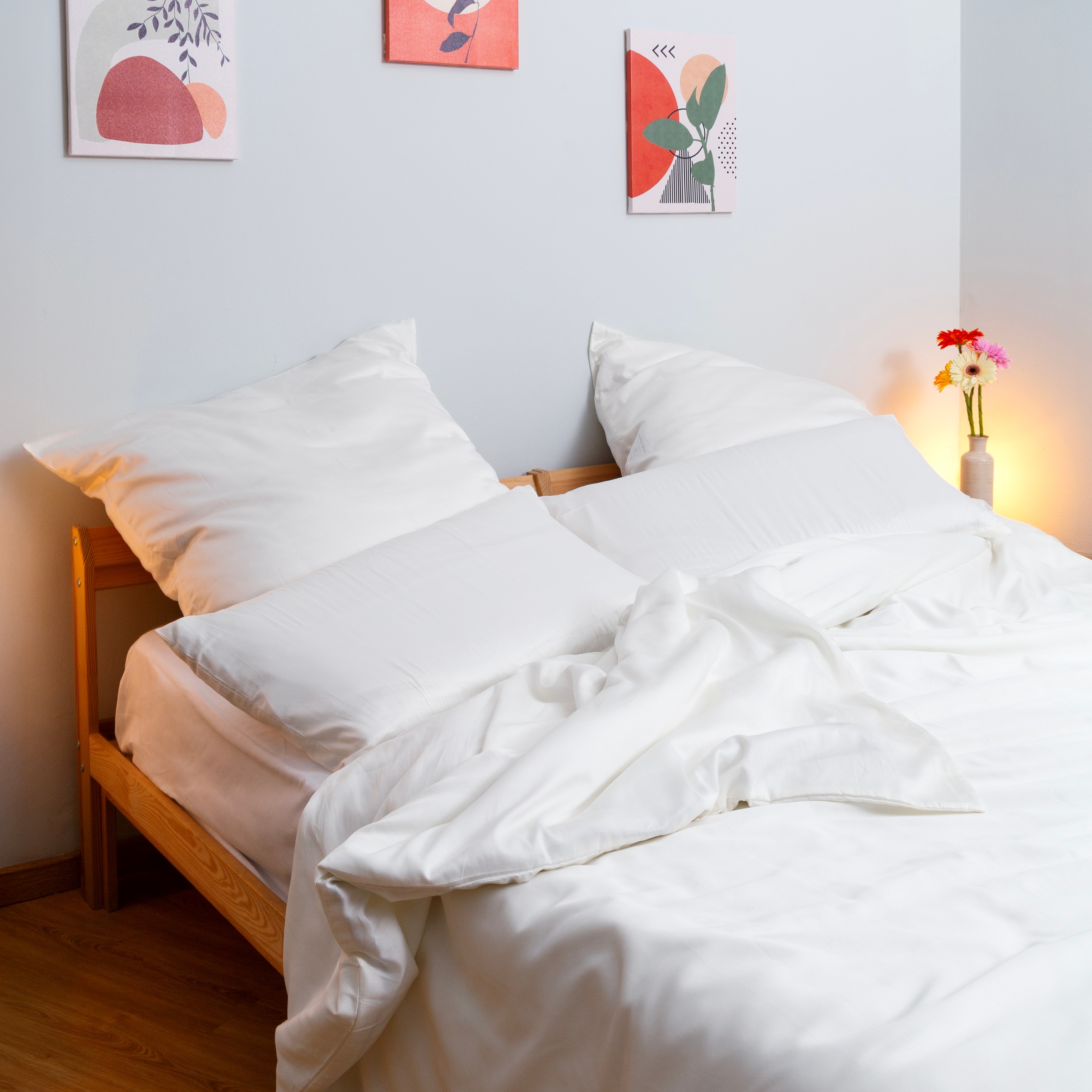 Bettwäsche WOLKENFELDecru, Mako-Satin, Obermaterial: 100% Baumwolle, Bettwäsche, "Edel Mako-Satin Bettwäsche, unfassbar weich", 135x200 cm, 155x220 &