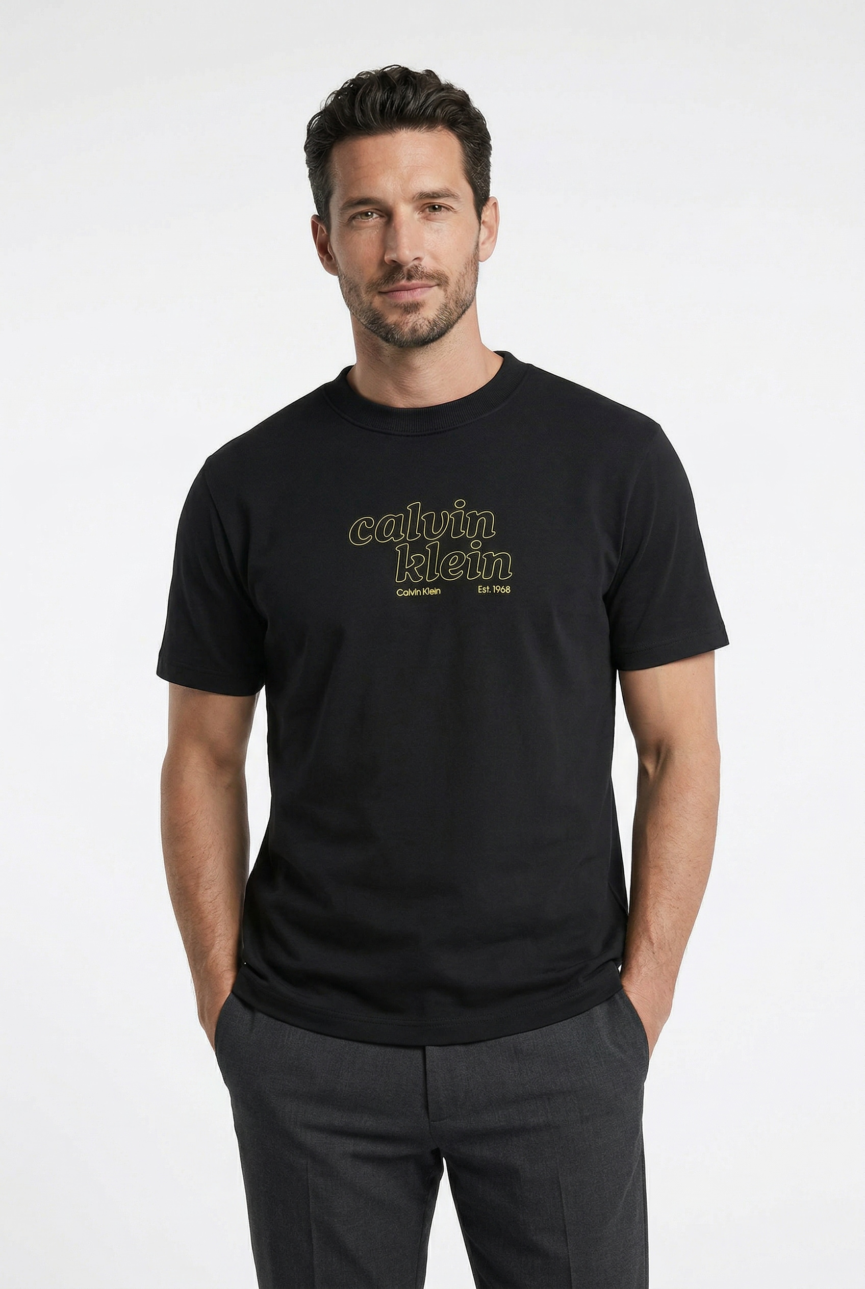 Calvin Klein Jeans T-Shirt "CALVIN KLEIN GRAP" Regular fit mit Markenprint