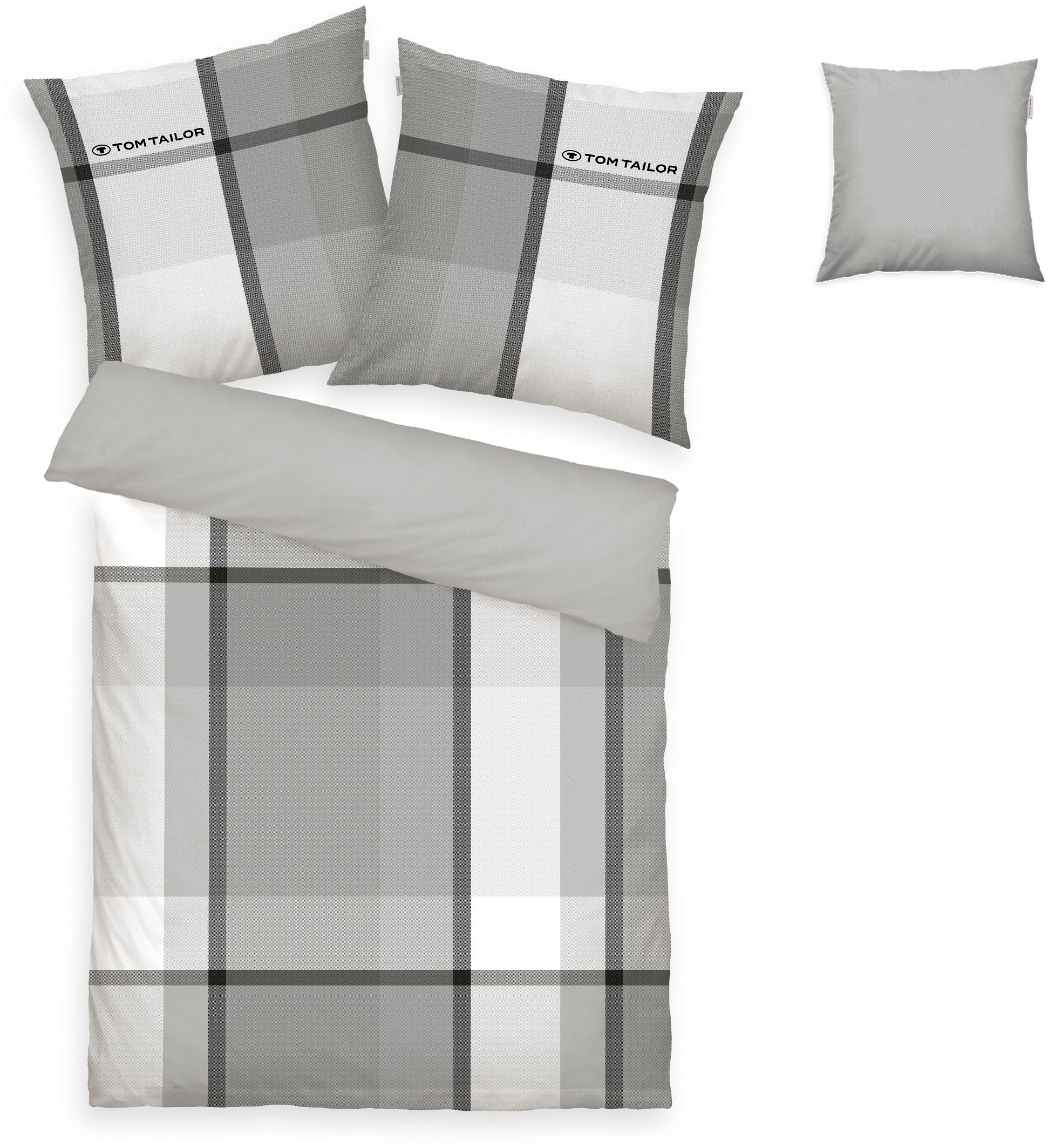 TOM TAILOR HOME Bettwäsche "Lenny in Gr. 135x200 oder 155x220 cm" 3 Stk. tl günstig online kaufen
