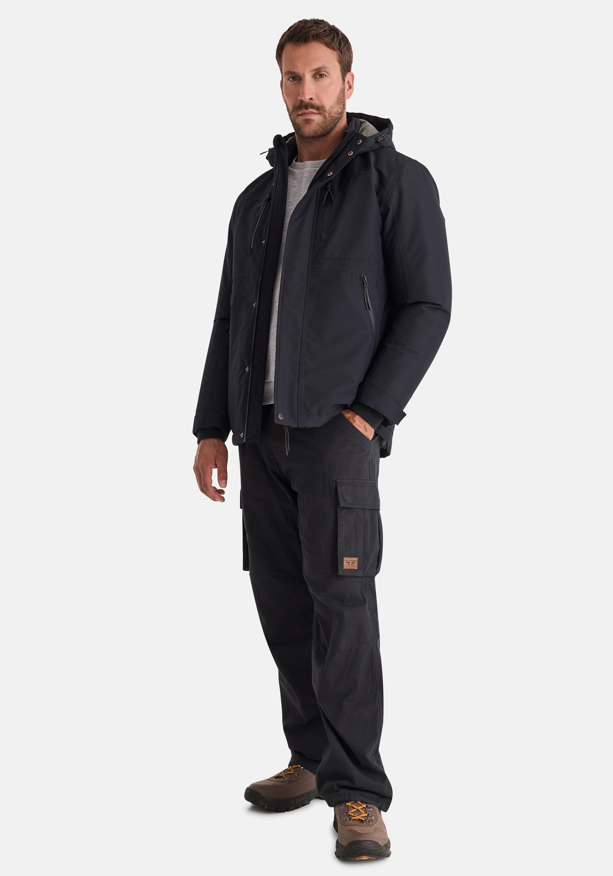 HERO by John Medoox »JAN Winter Outdoor Jacke Kapuze« Winter Outdoor Jacke Kapuze für Herren