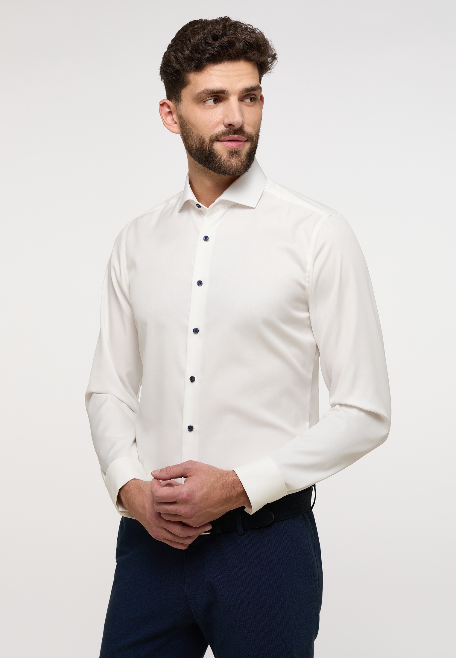 Eterna Langarmhemd "SLIM FIT" NON IRON (bügelfrei) günstig online kaufen