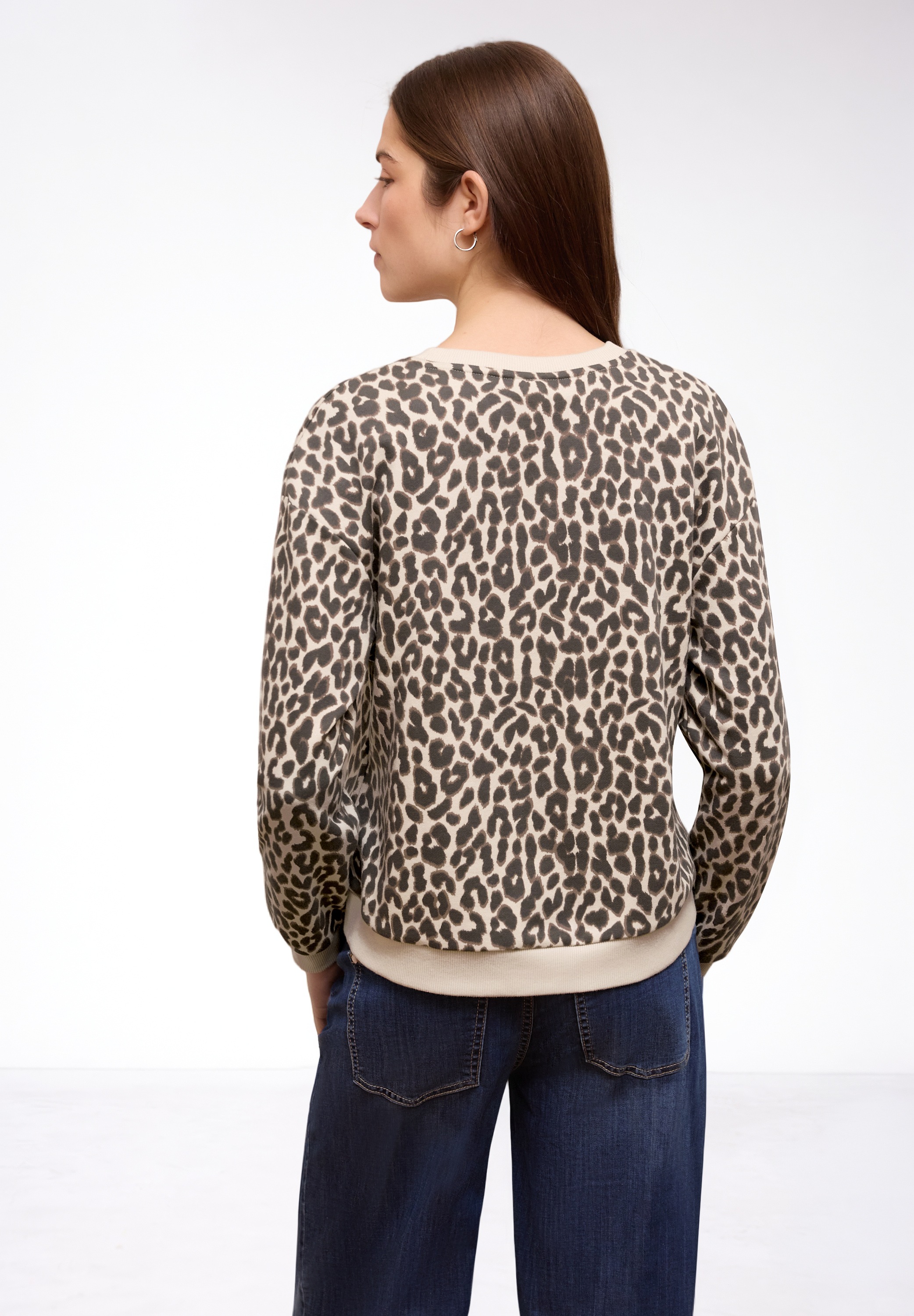 STREET ONE STUDIO Sweatshirt, mit Leoprint günstig online kaufen