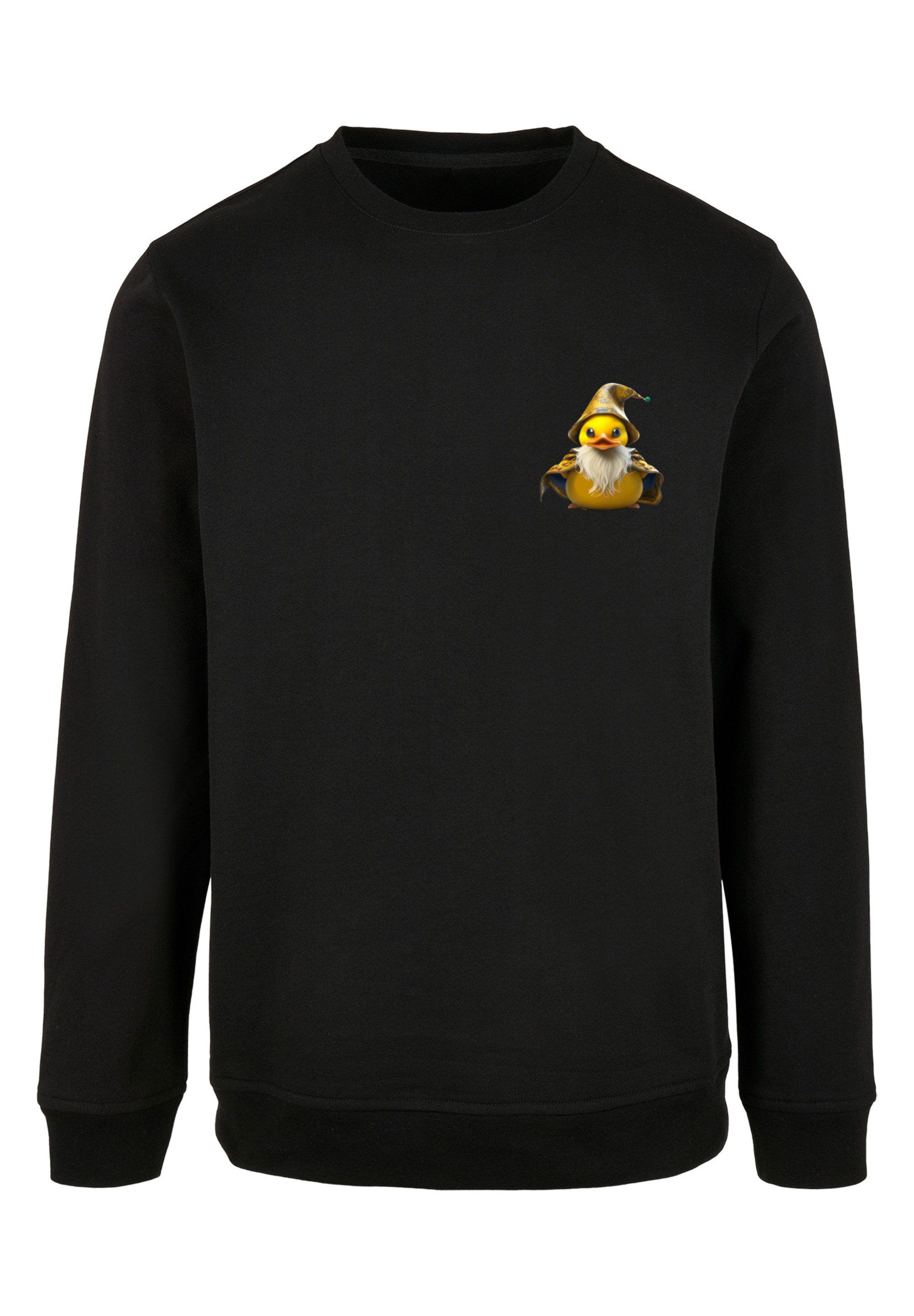 F4NT4STIC Kapuzenpullover »Rubber Duck Wizard CREW« Print