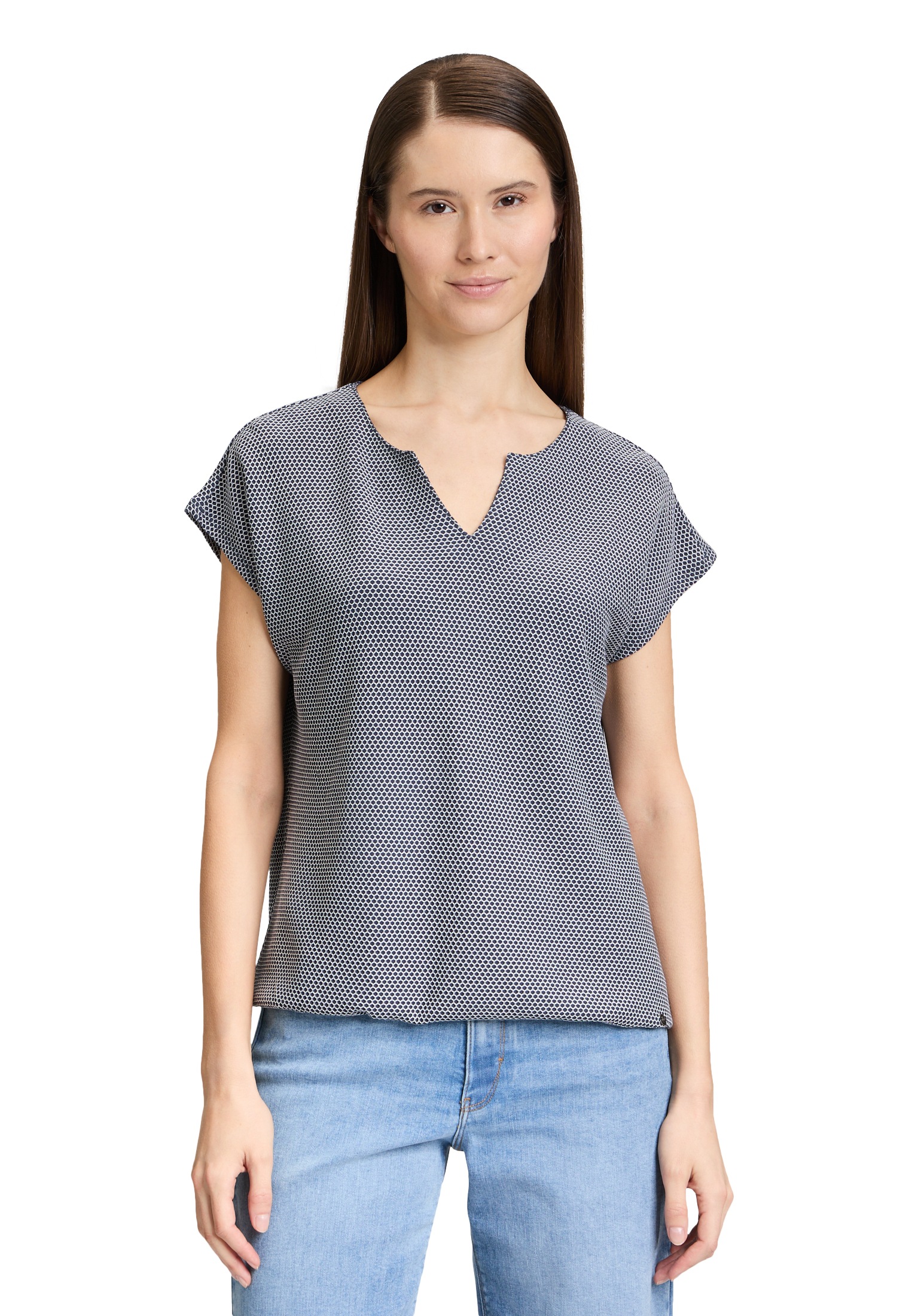 Betty&Co Kurzarmshirt "Damen mit Struktur", 1 Stk. Material günstig online kaufen