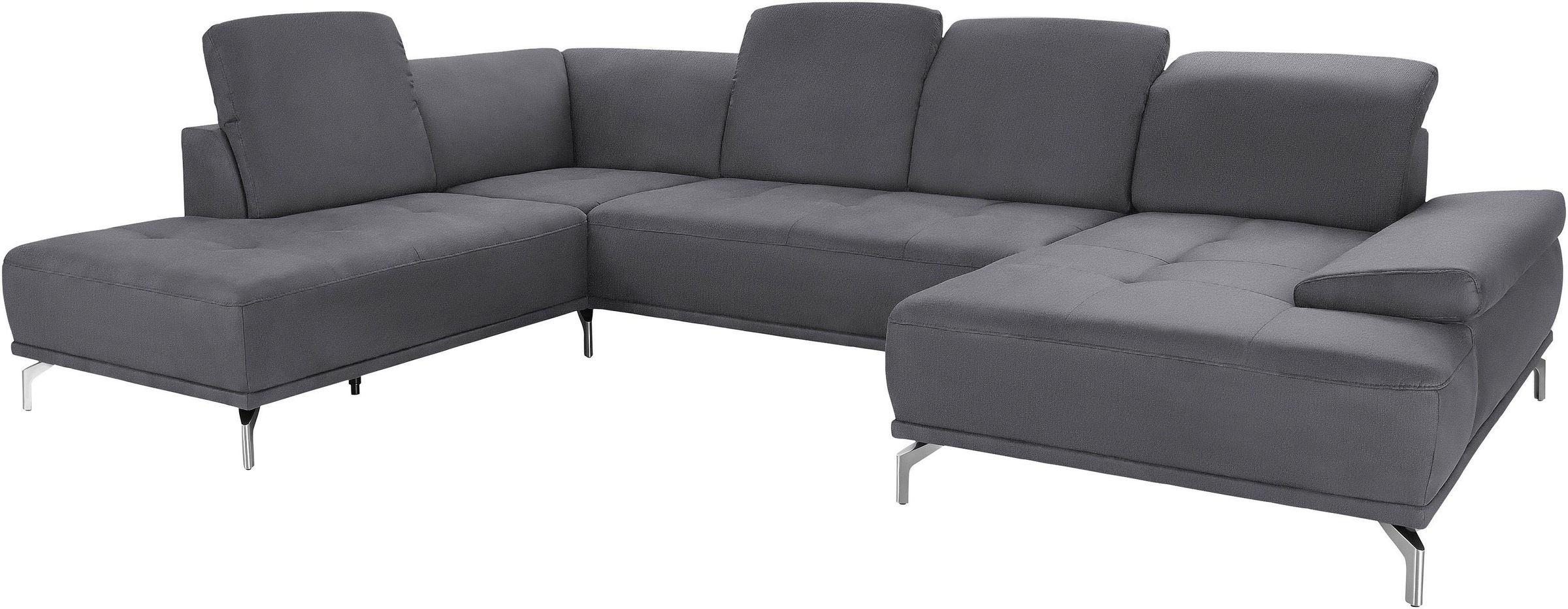 Home affaire Wohnlandschaft "Caluna" Inkl.Sitztiefenverstellung, wahlweise günstig online kaufen