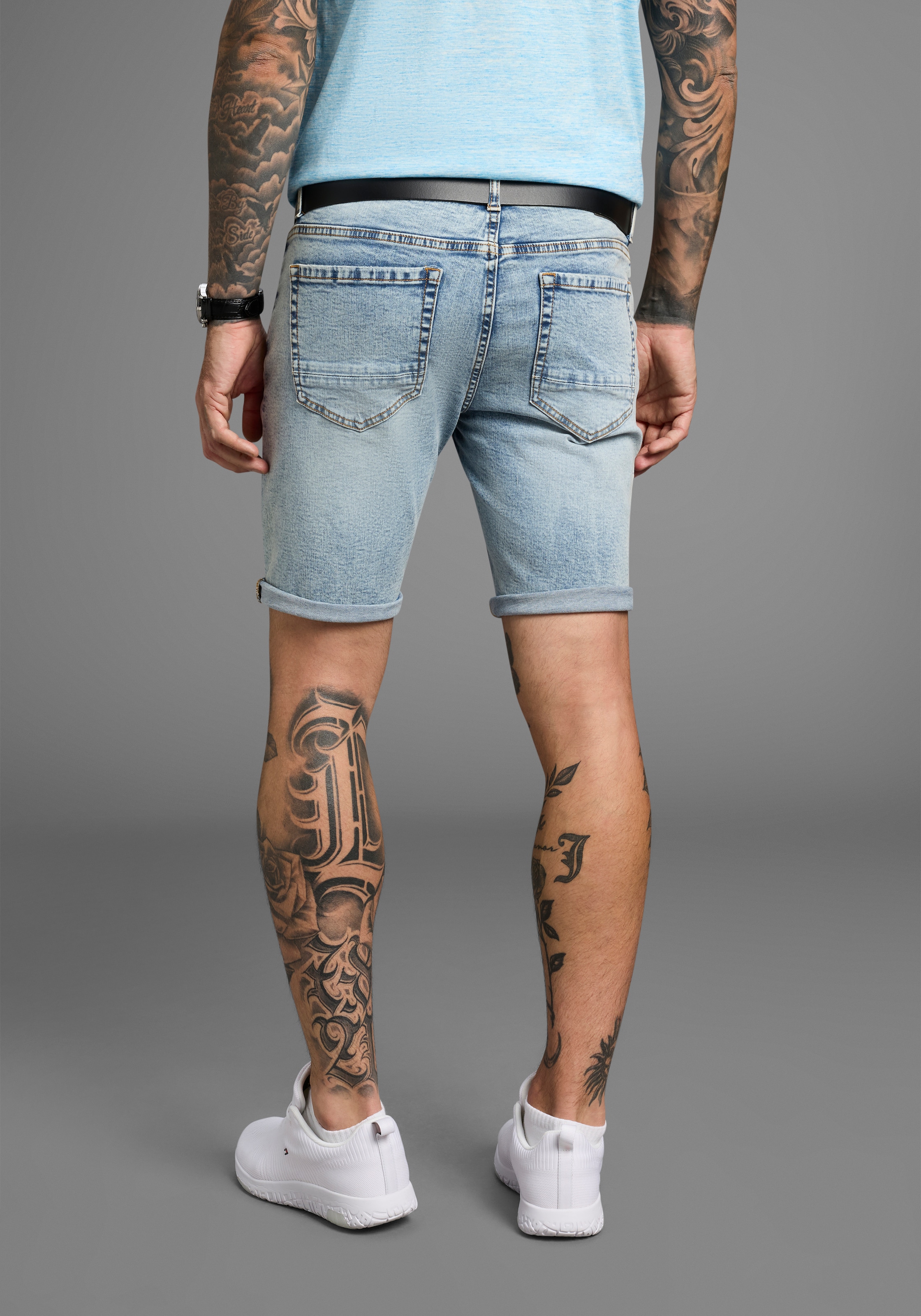 Bruno Banani Jeansshorts »Hutch-Shorts«, niedrige Leibhöhe
