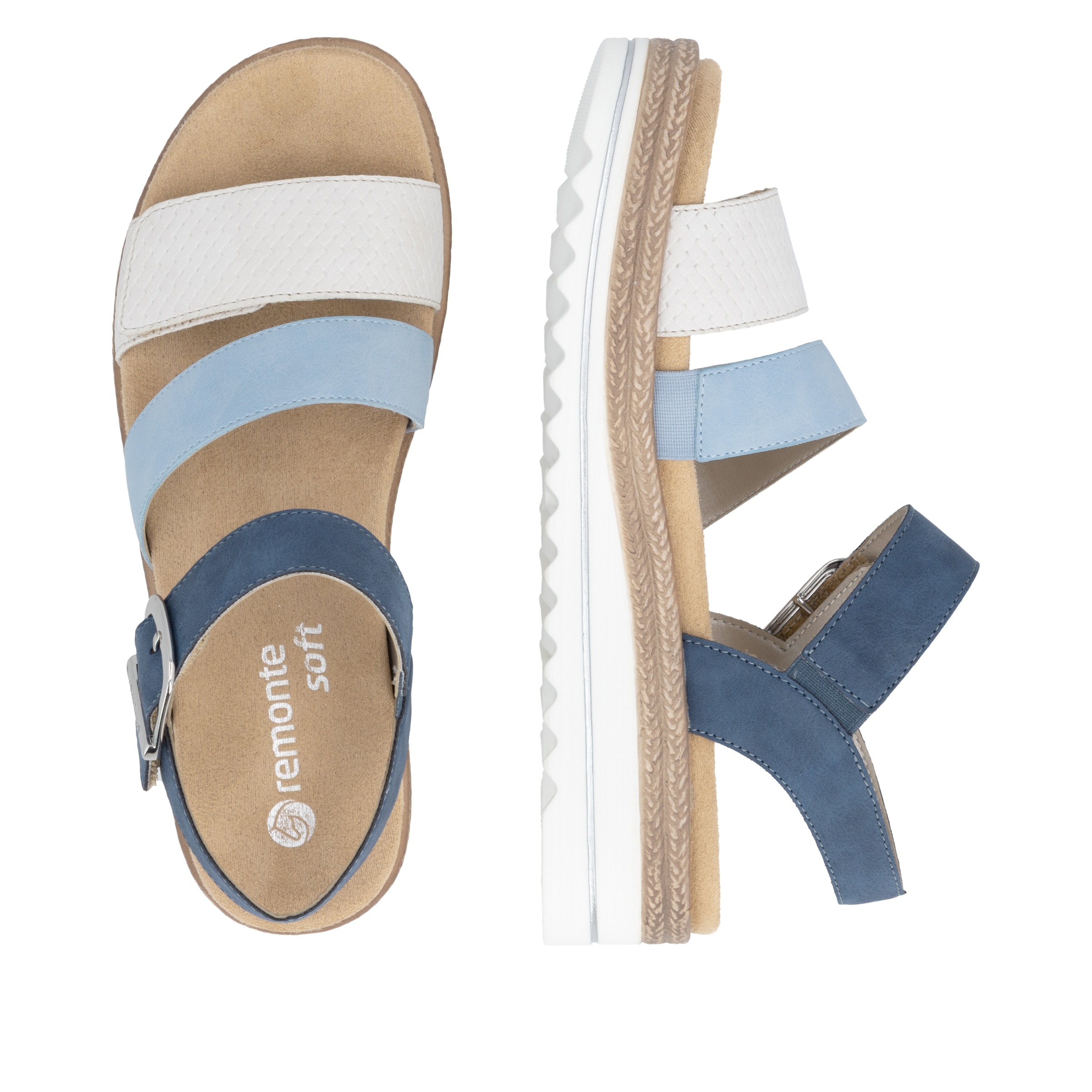 Remonte Keilsandalette  Keilabsatz, Sommerschuh, Sandale in veganer Verarbeitung